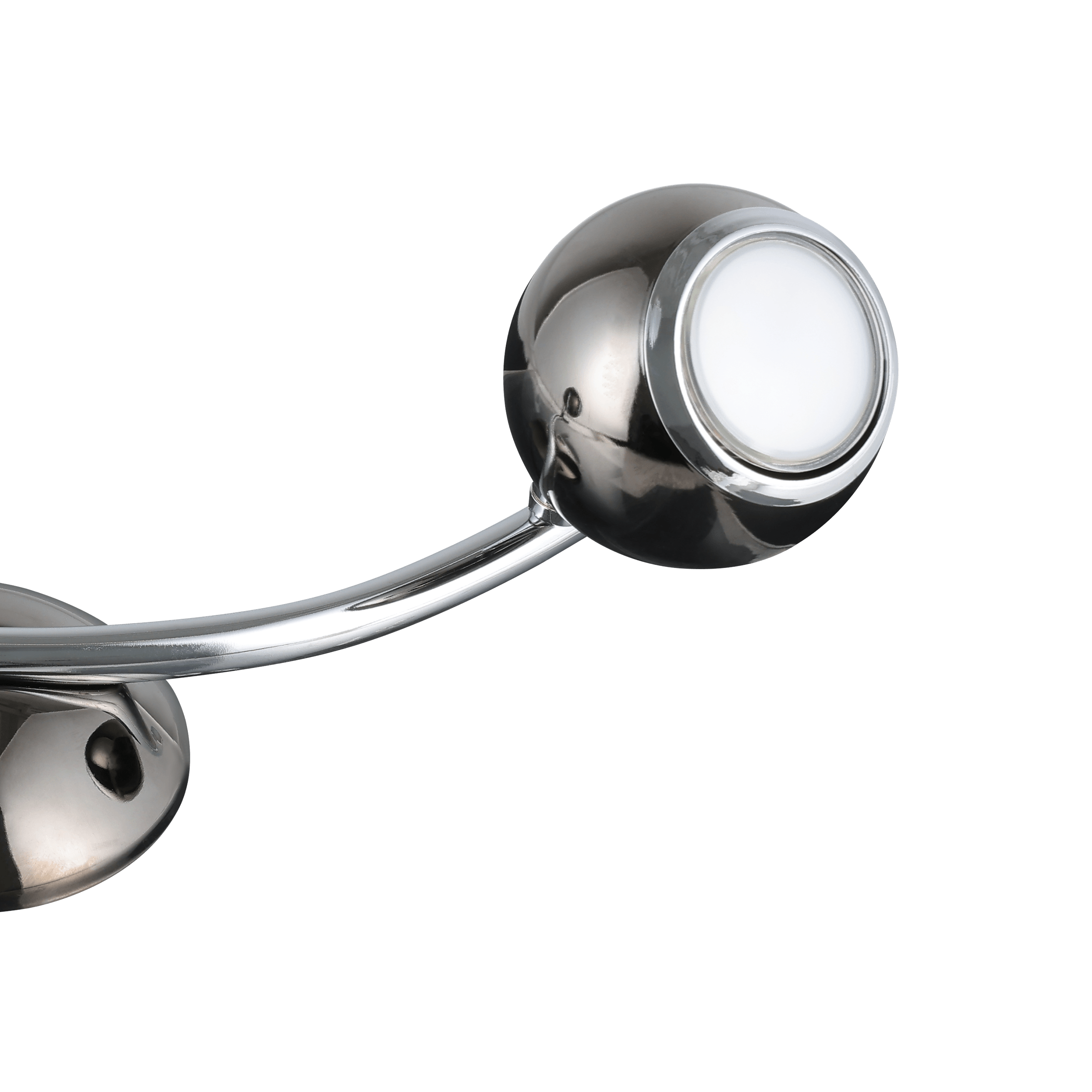 eglo bimeda 2 light black nickel chrome spotlight Kitchen Lighting Close Up