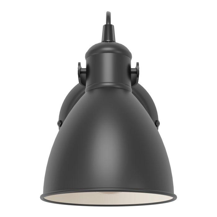 eglo priddy black adjustable spot wall light Hallway Lighting Close up