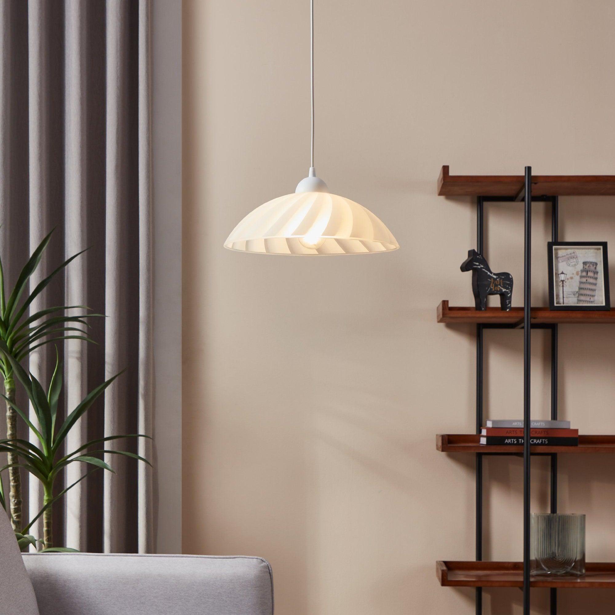 Eglo Vetro Round Satin Glass Ceiling Pendant