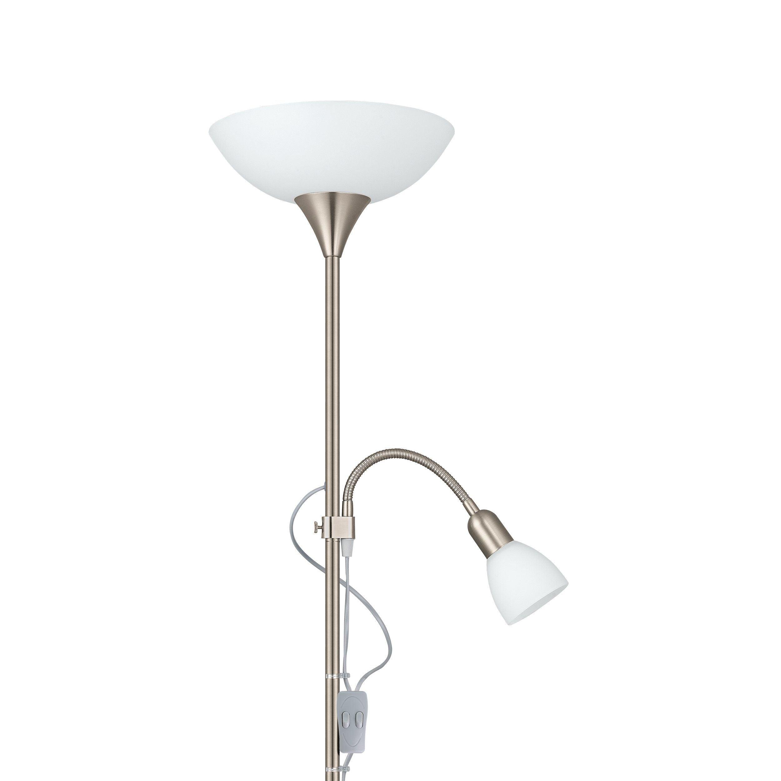 Eglo Up 2 Mother & Child Nickel Floor Lamp