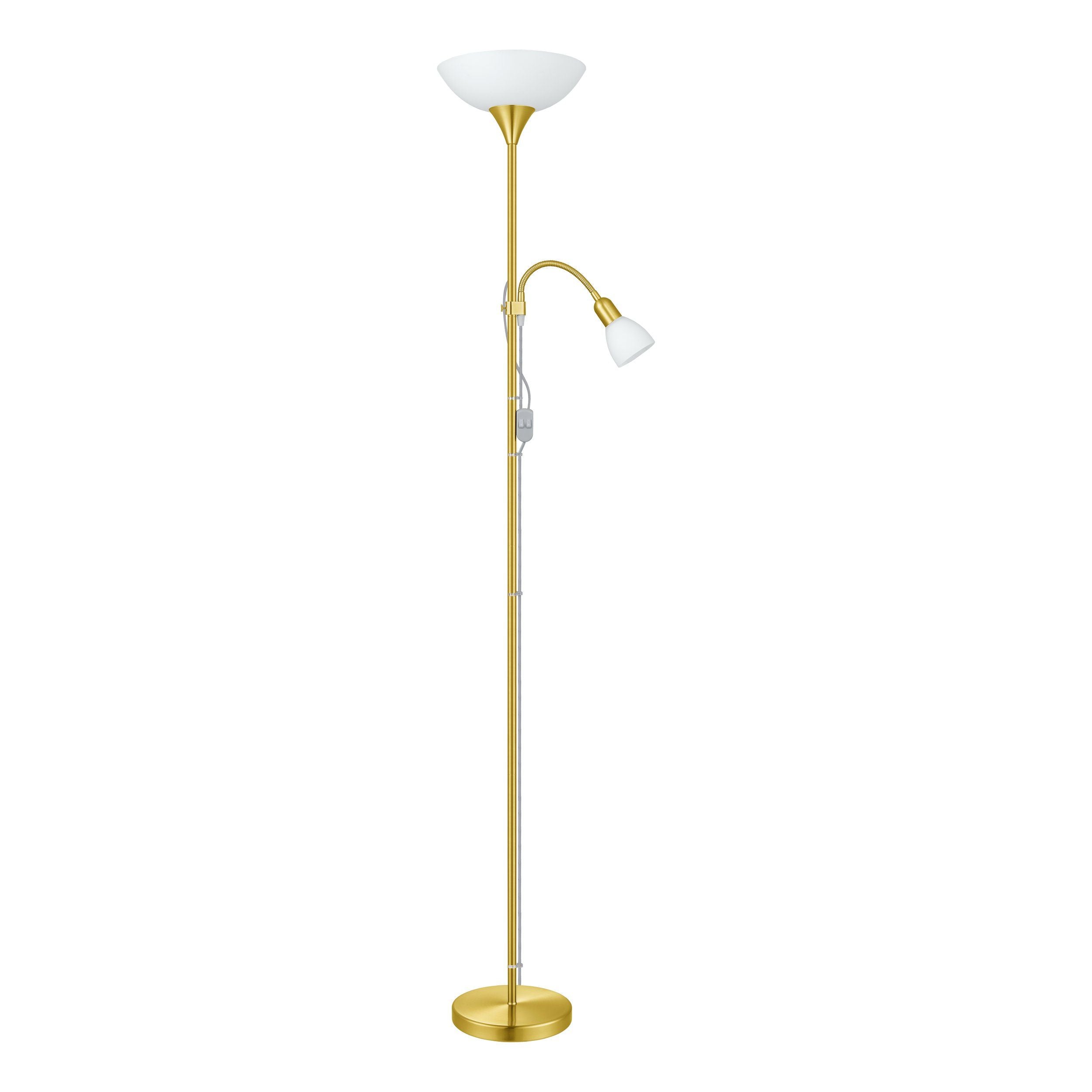 Eglo Up 2 Brass Mother & Child Floor Lamp — alternate view