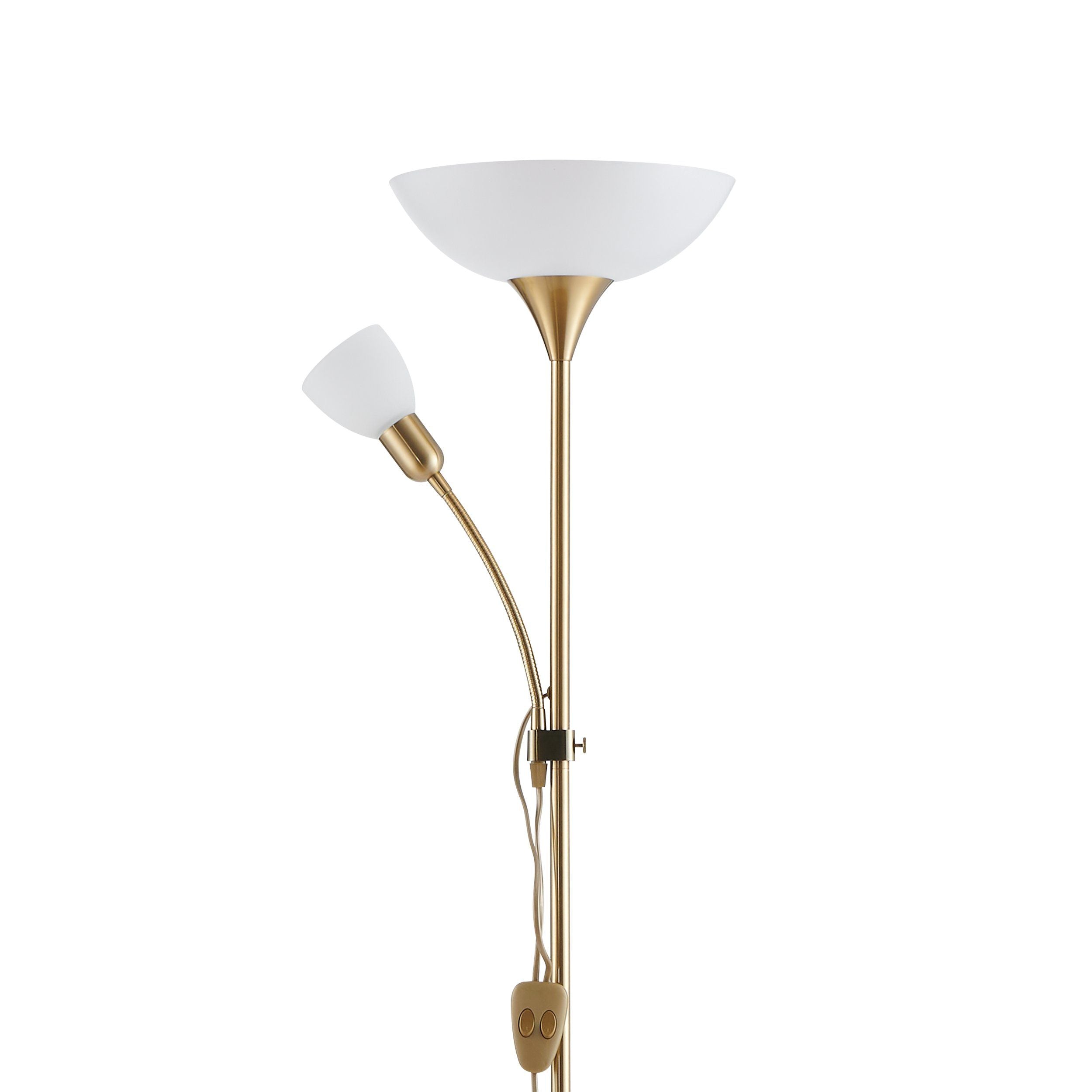 Eglo Up 2 Brass Mother & Child Floor Lamp