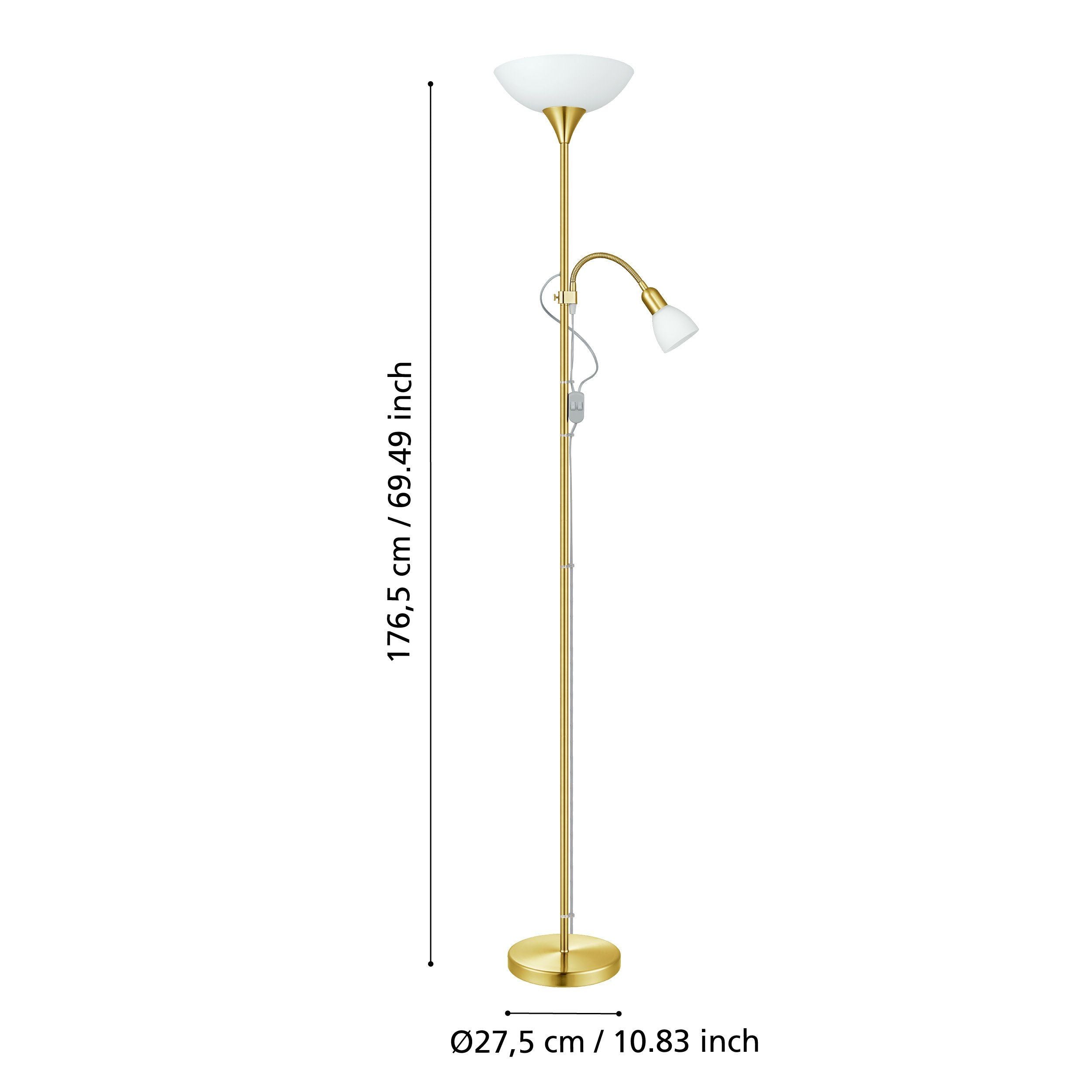 Eglo Up 2 Brass Mother & Child Floor Lamp
