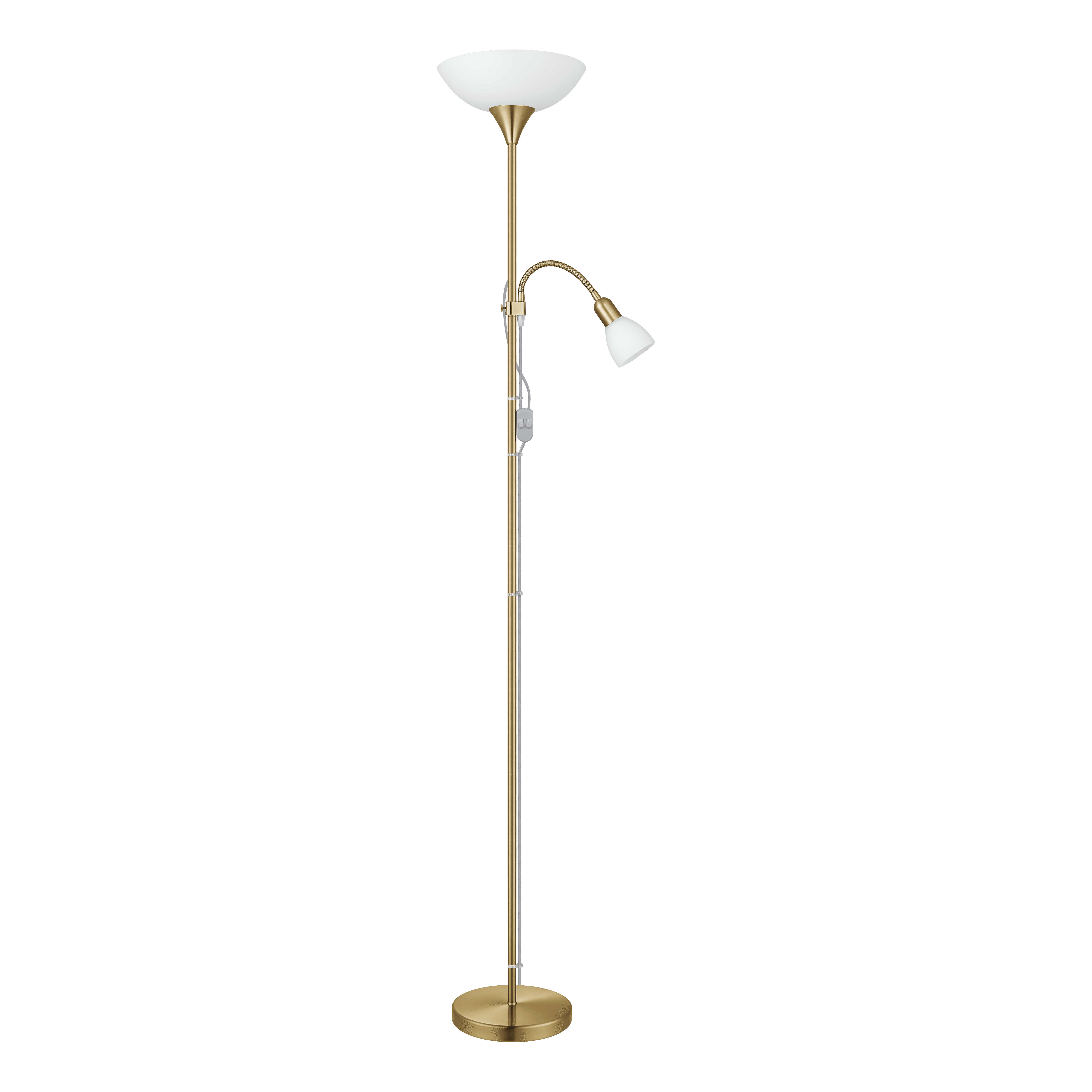 eglo up 2 bronze mother child floor lamp