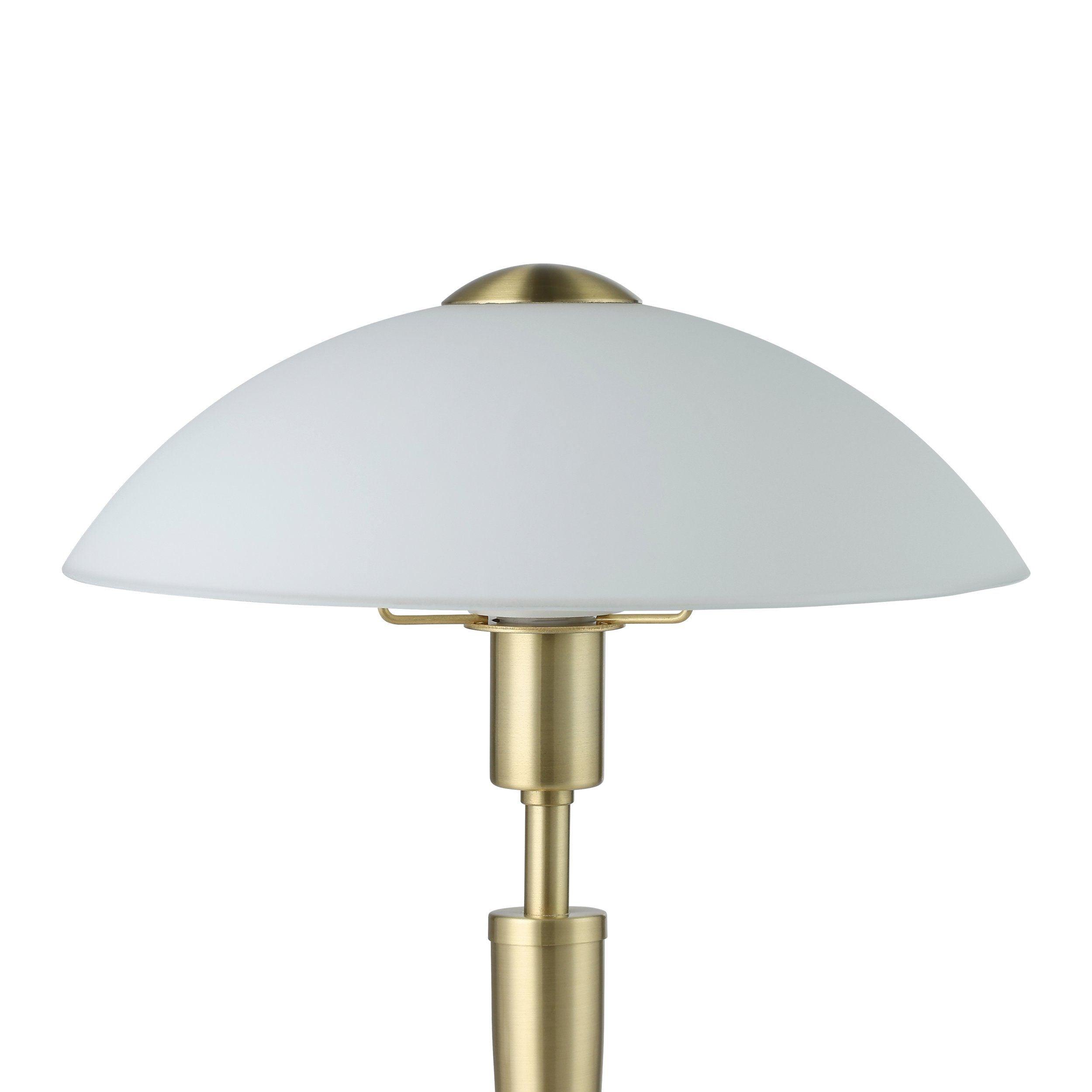Eglo Solo 1 Brass & Satin Glass Touch Table Lamp