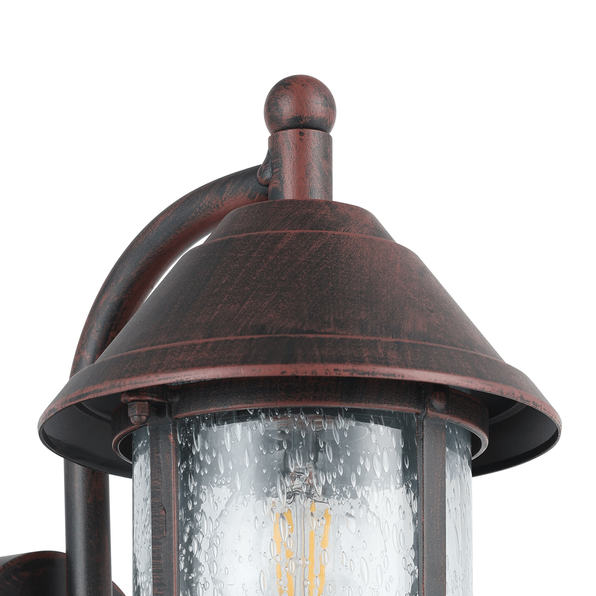 eglo san telmo ip23 antique brown outdoor wall light hallway lighting