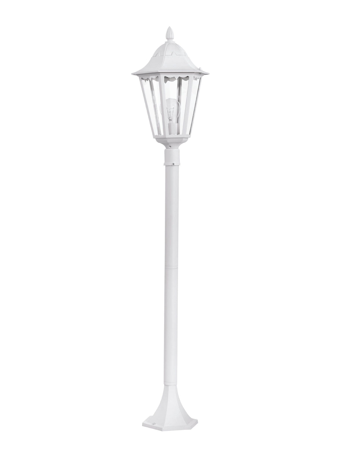 Eglo Navedo White Bollard Pathway Outdoor IP44 Light