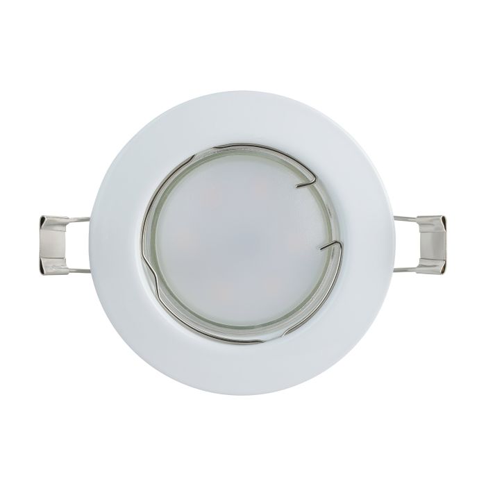 Eglo Peneto Set of 3 White Recessed Downlights 7.8cm — additional angle