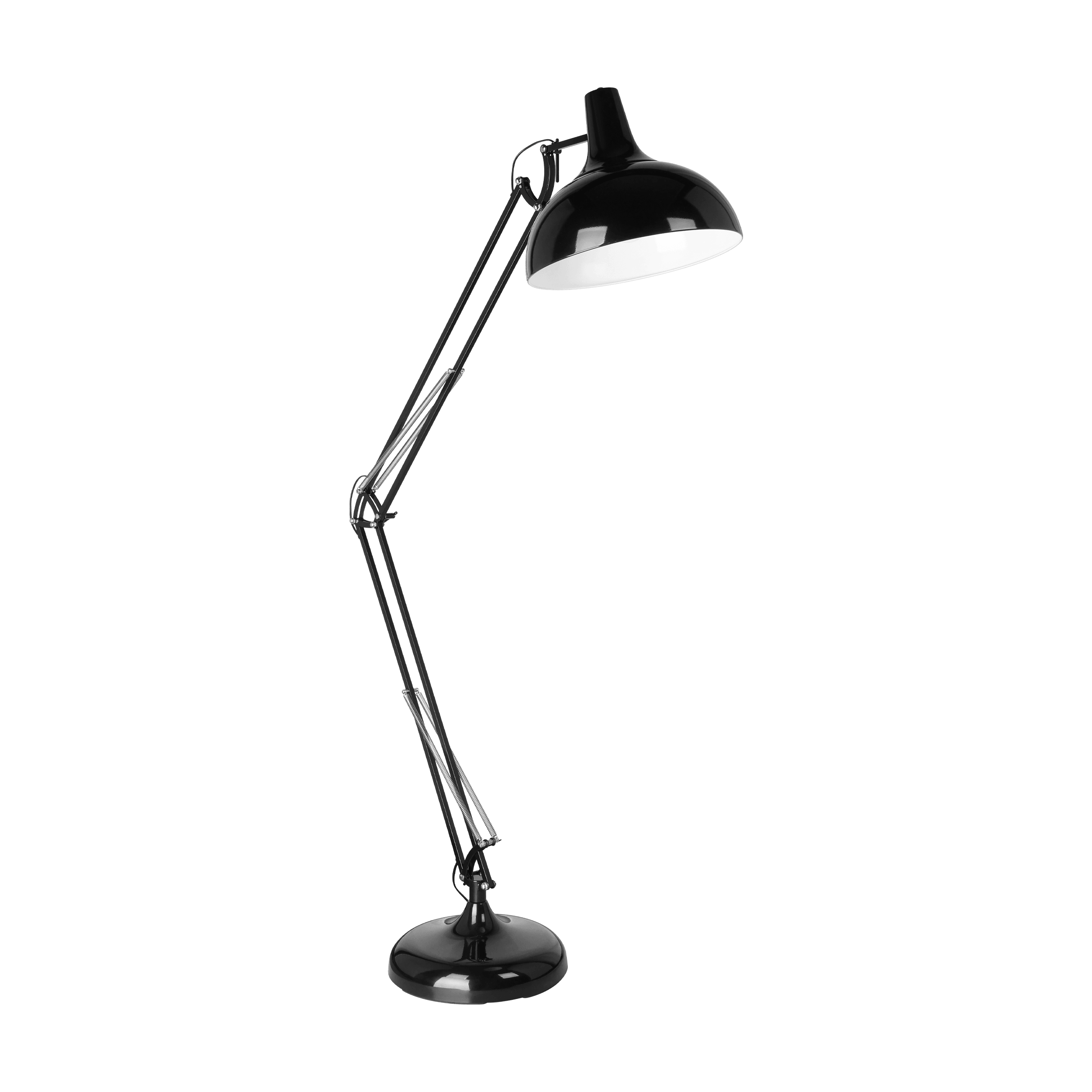 eglo borgillio adjustable black metal floor lamp living room image