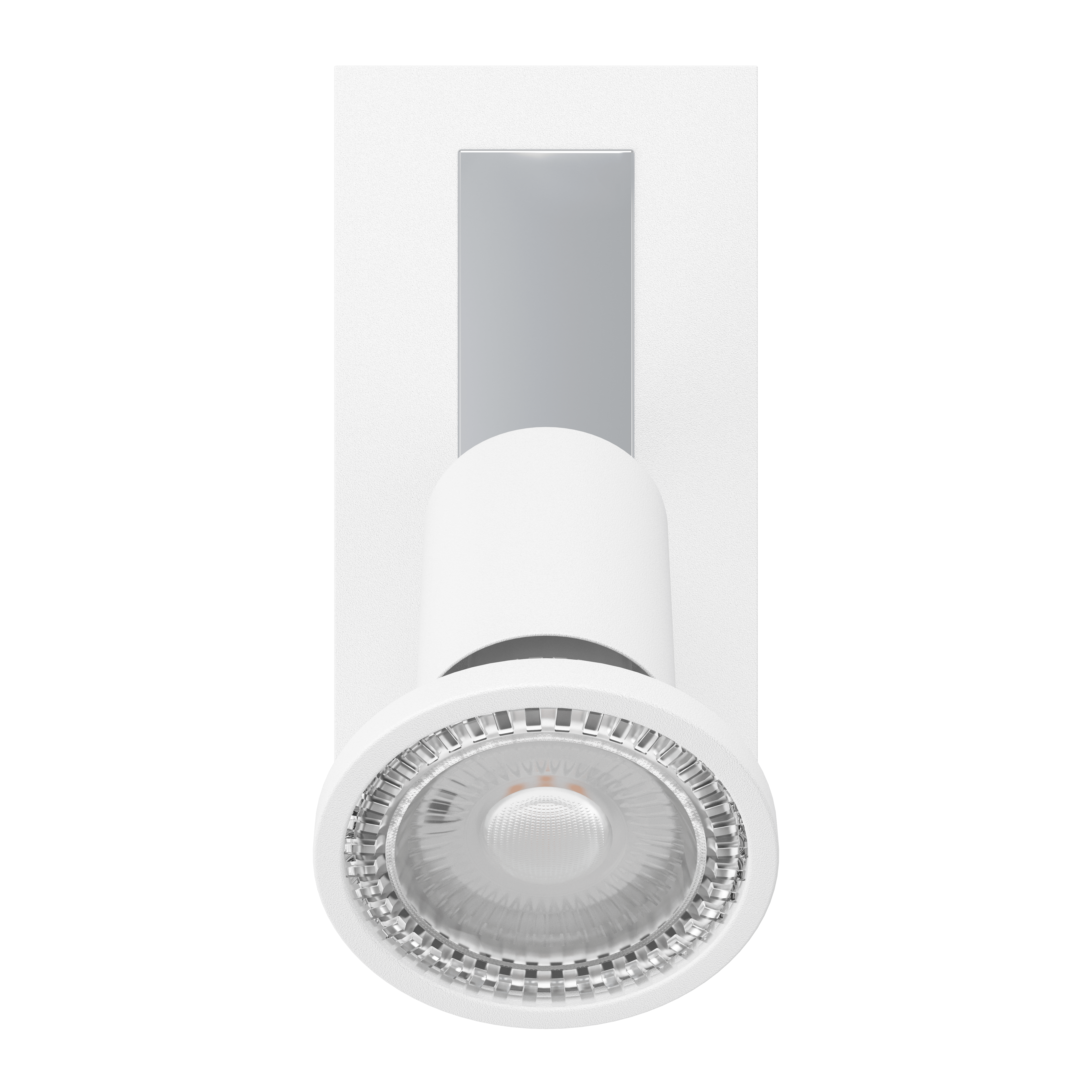 eglo sarria white chrome wall spotlight living room image