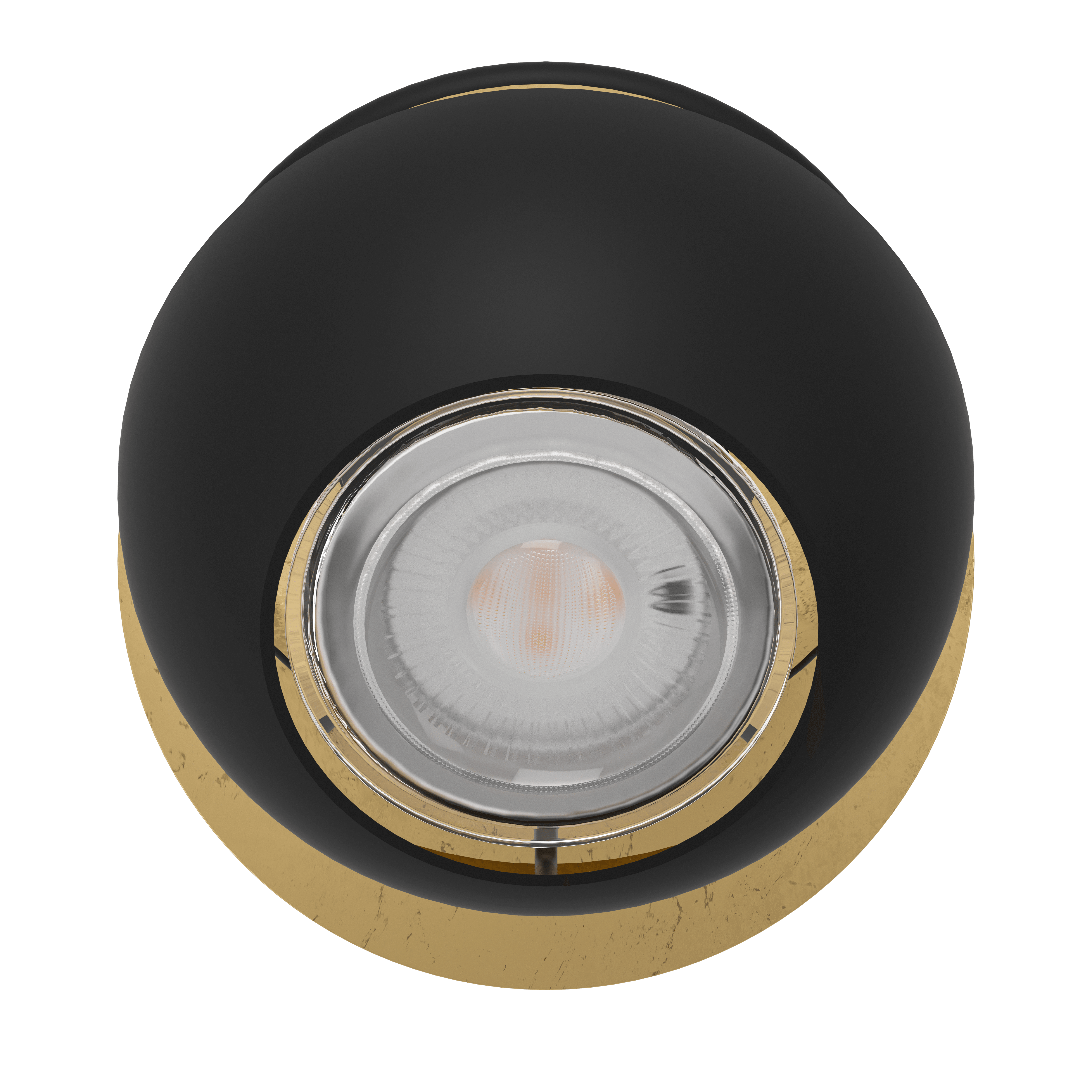 eglo nocito gold black wall spotlight Kitchen Lighting Close Up