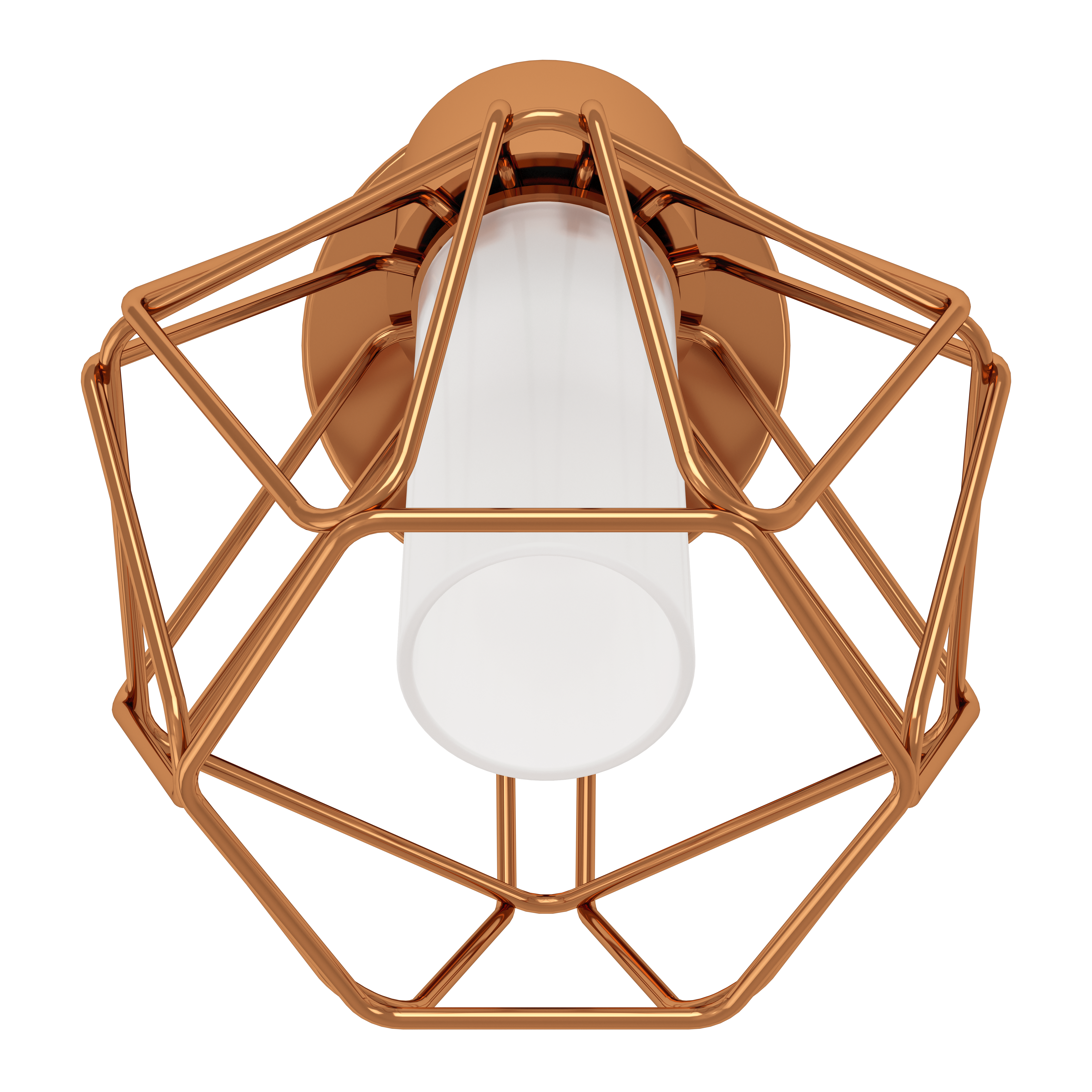 Eglo Zapata Copper Wire Caged Wall Spotlight