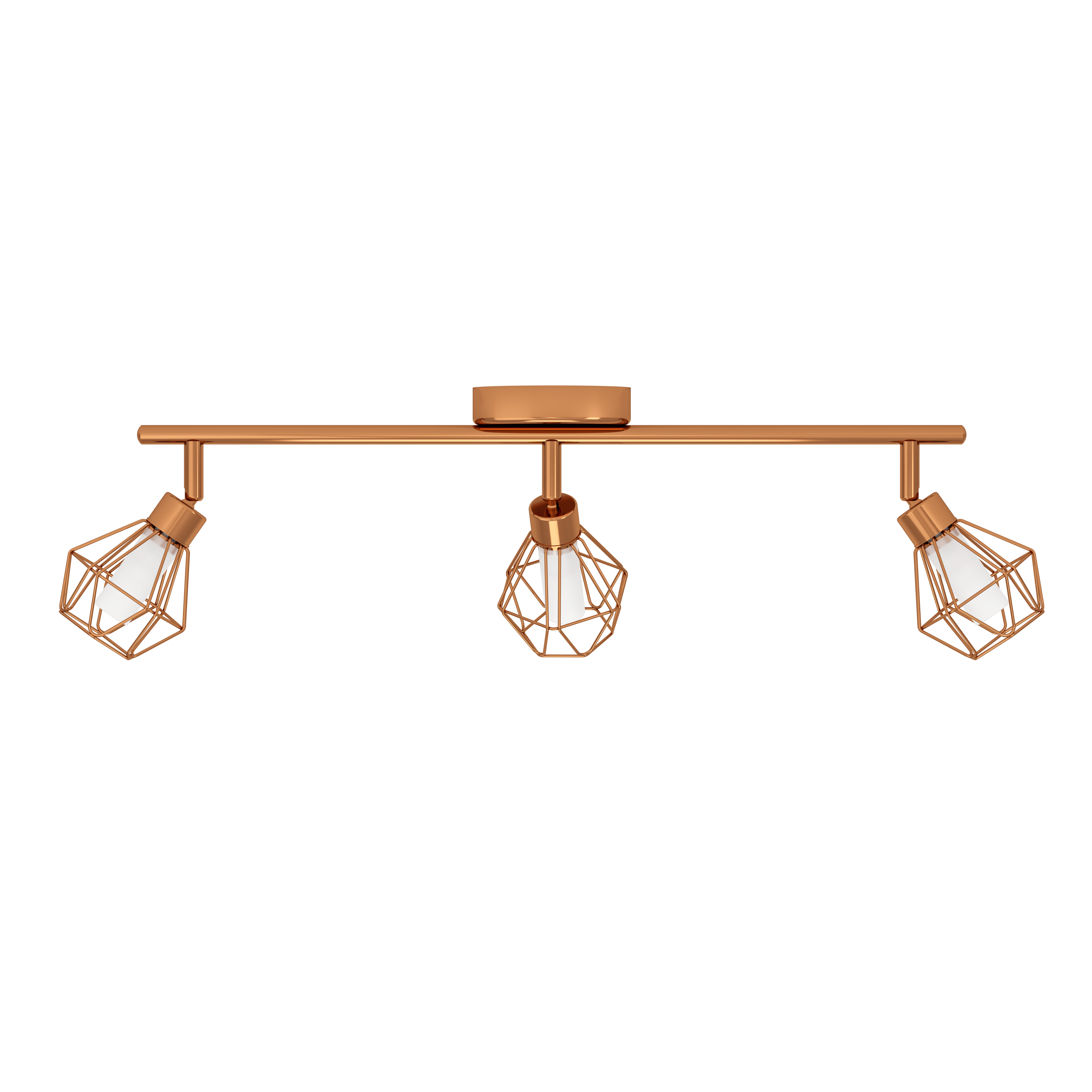 Eglo Zapata Copper Wire Caged 3 Light Bar Spotlight