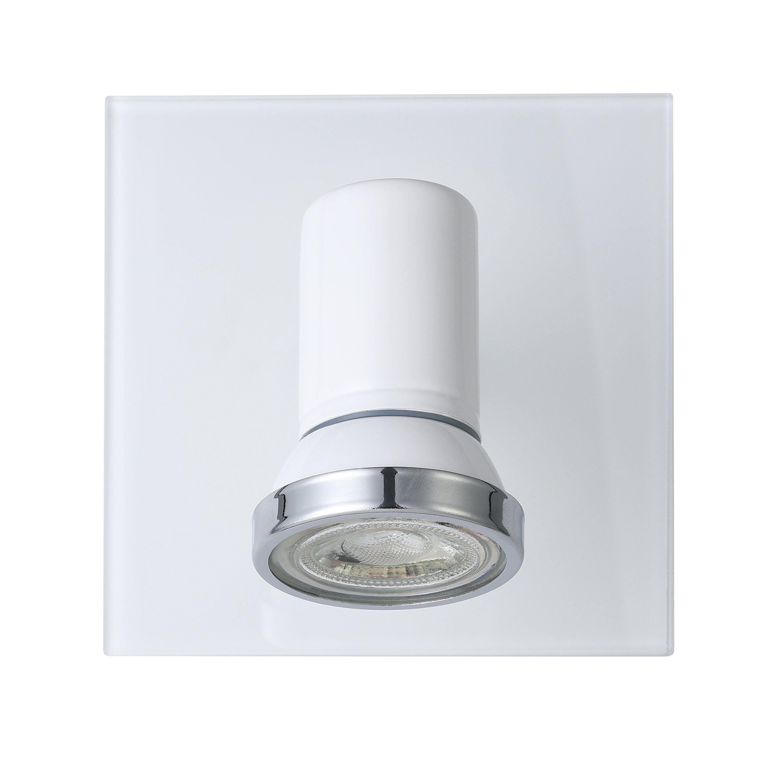 Eglo Tamara 1 White & Chrome Bathroom Wall Spotlight