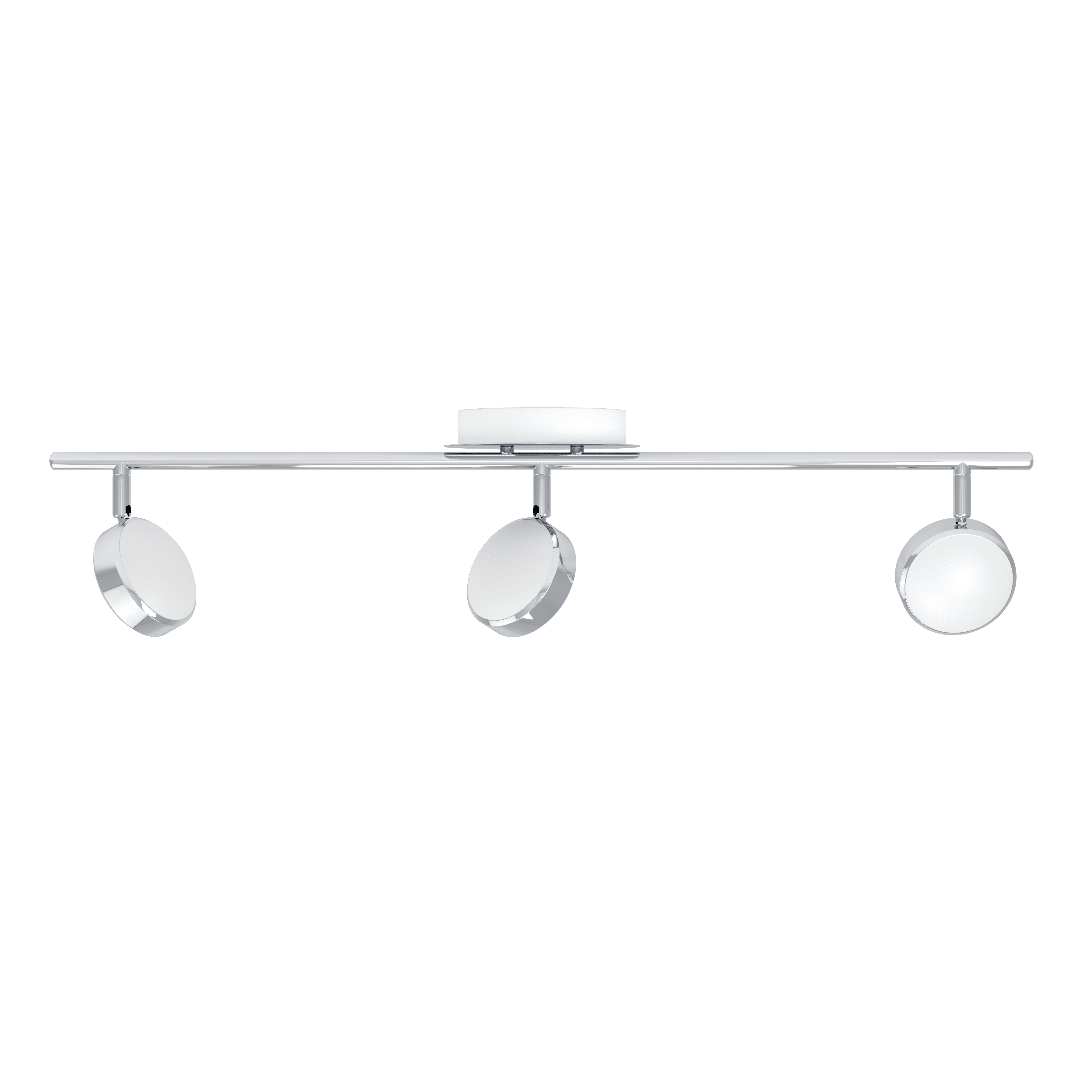 eglo salto chrome led 3 light bar spotlight kitchen lighting