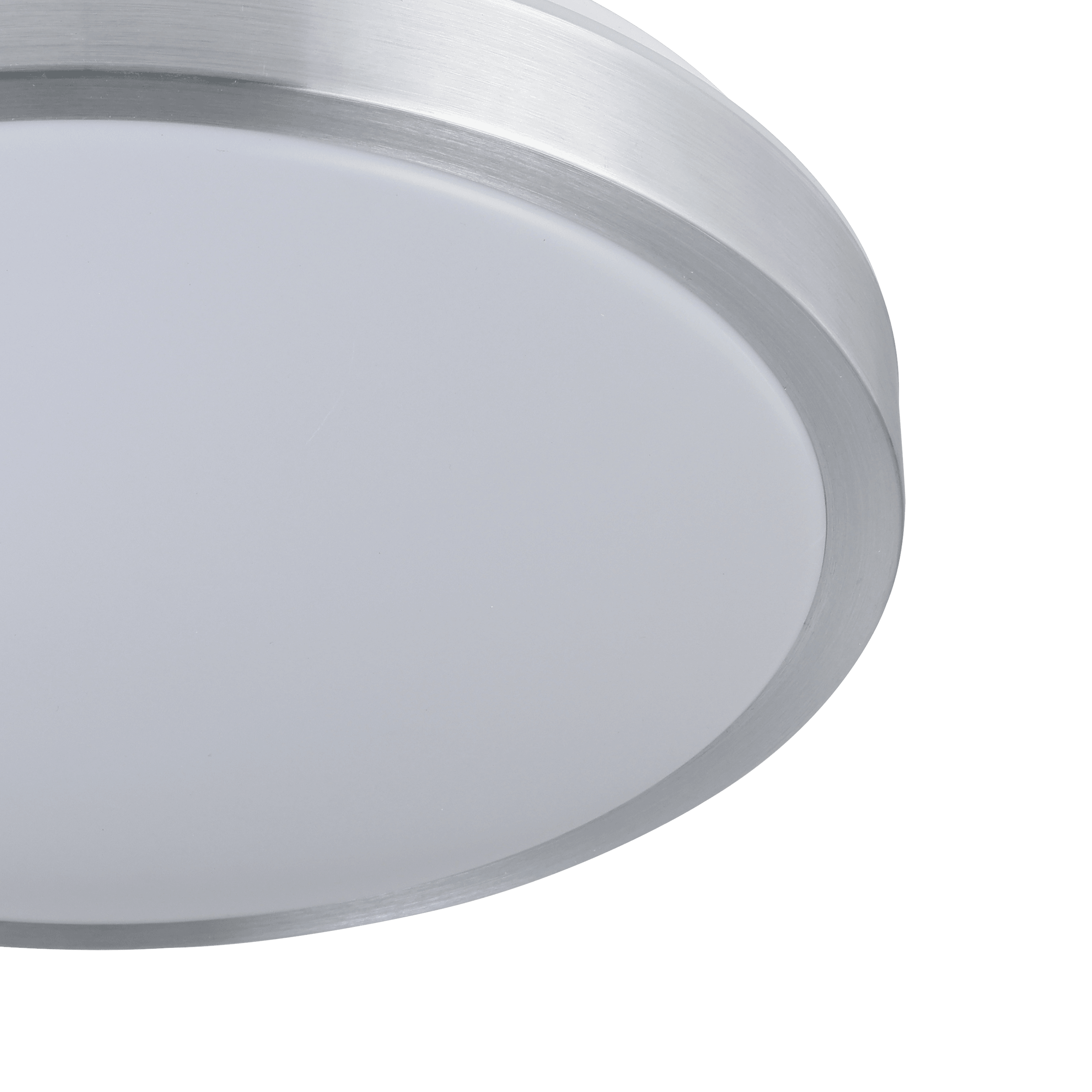 eglo competa 1 nickel round led ceiling flush 32 5cm hallway lighting