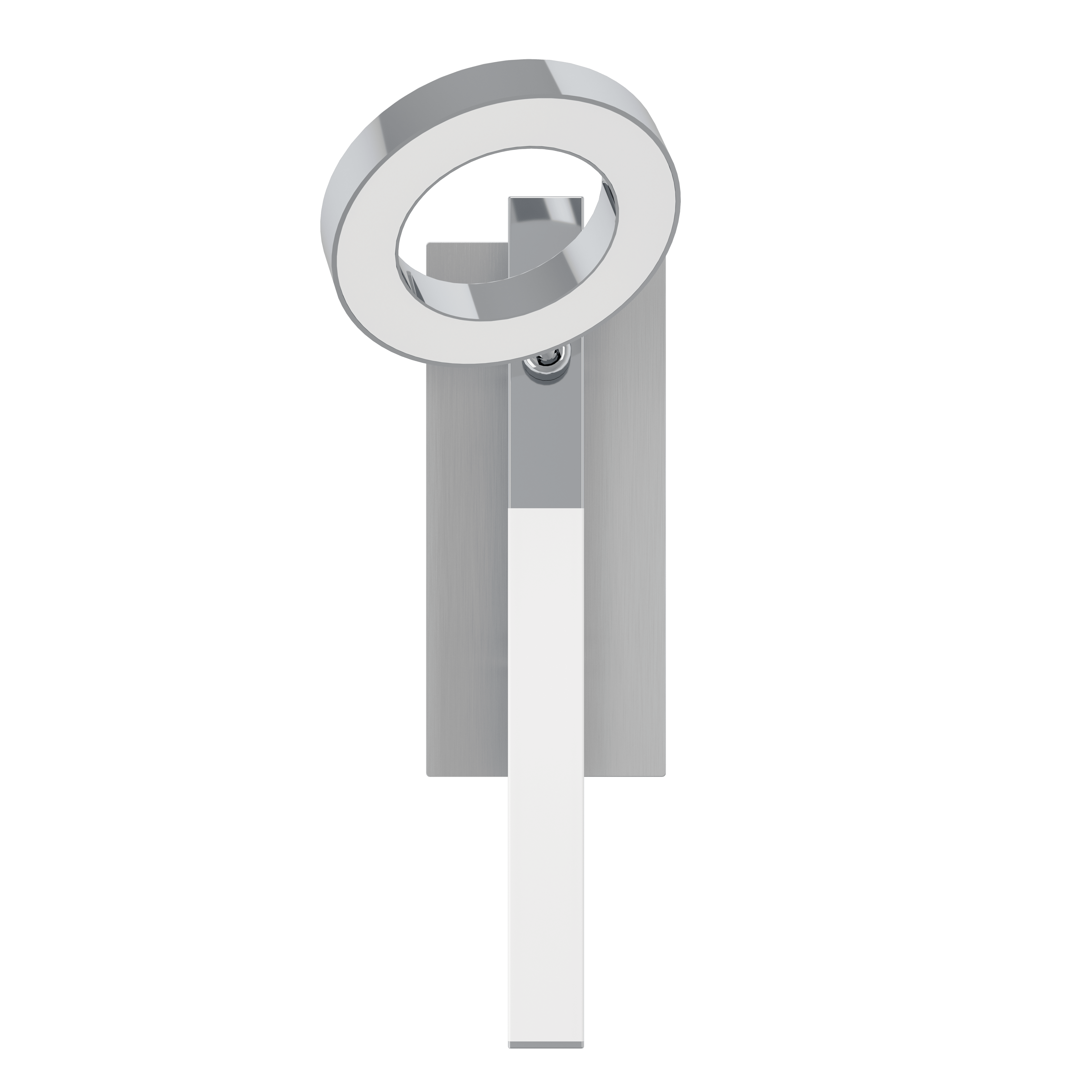 eglo cardillio 1 integrated led chrome wall spotlight living room close up