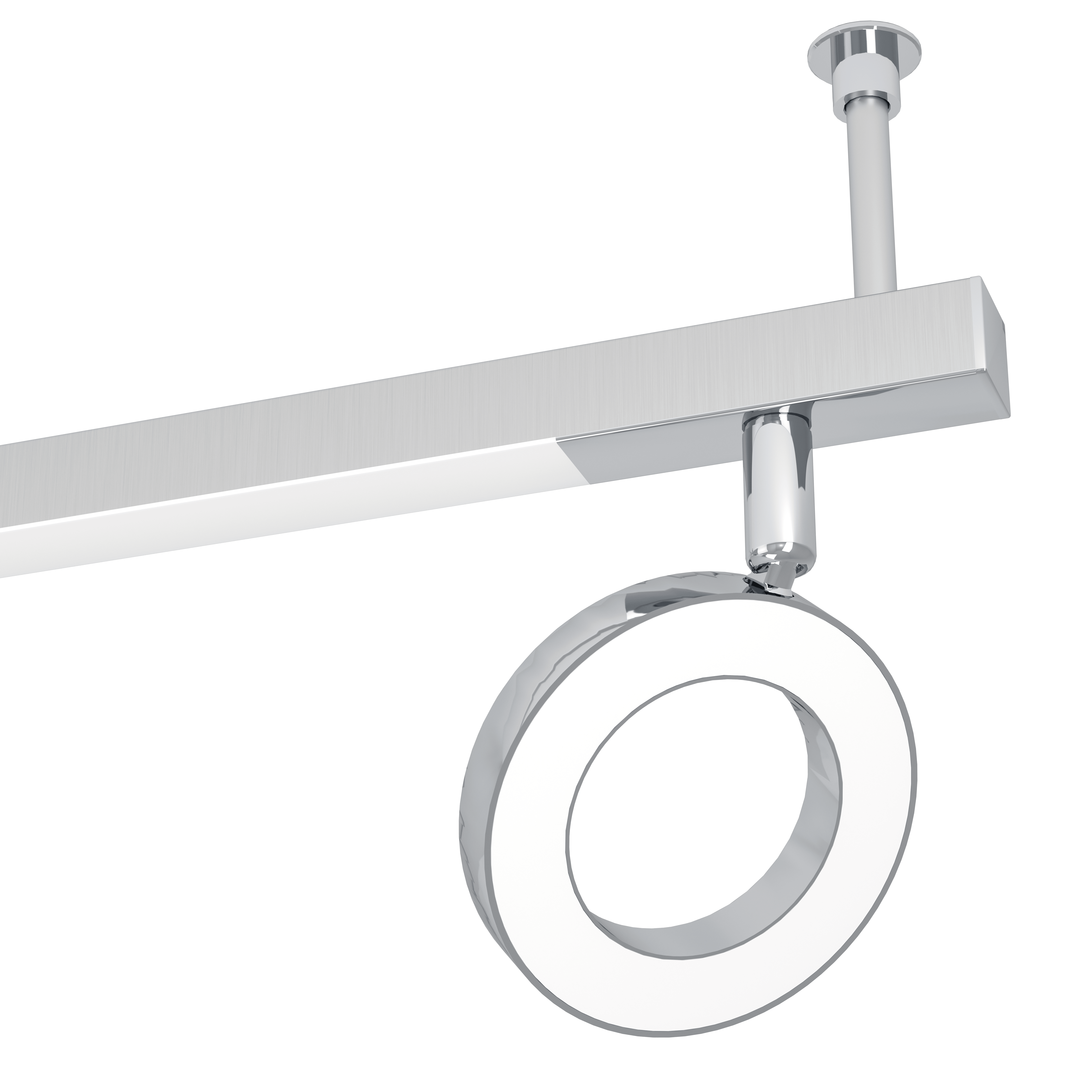 eglo cardillio 1 integrated led chrome 6 light bar spotlight kitchen lighting