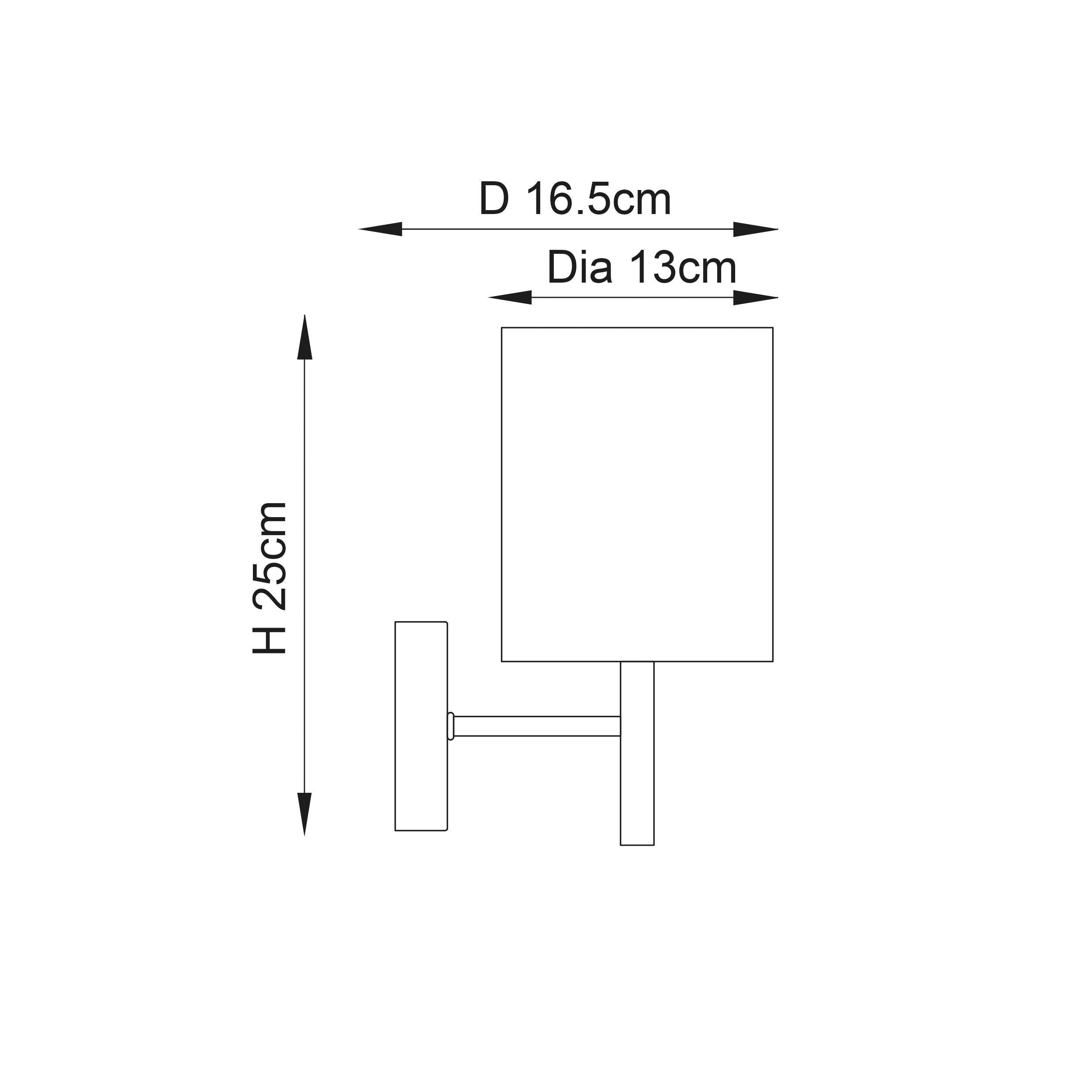 Endon Brio Antique Brass Finish Wall Light-WAREHOUSE-40-290626