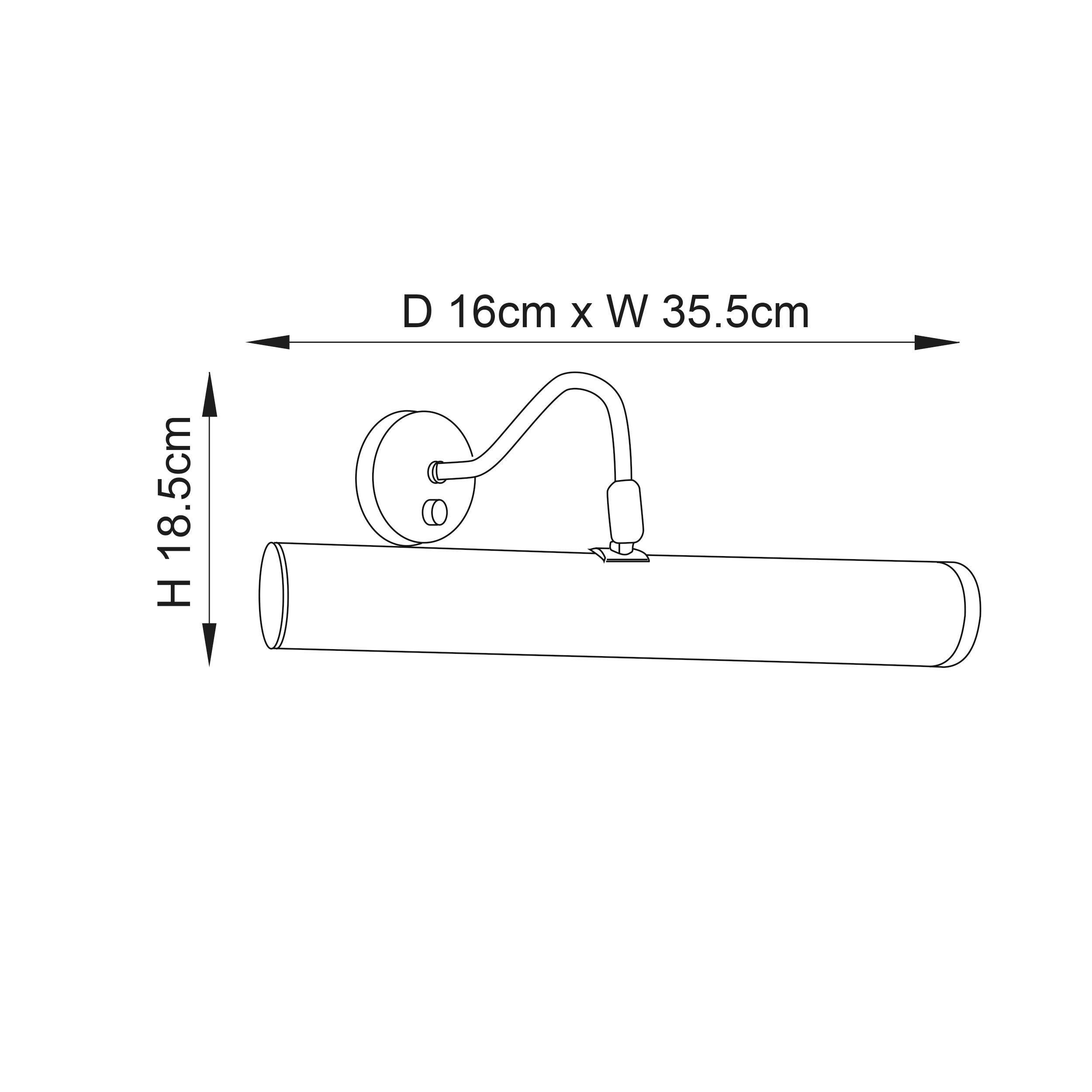 turner chrome finish led large wall light by Endon Lighting Living Room Family Shot