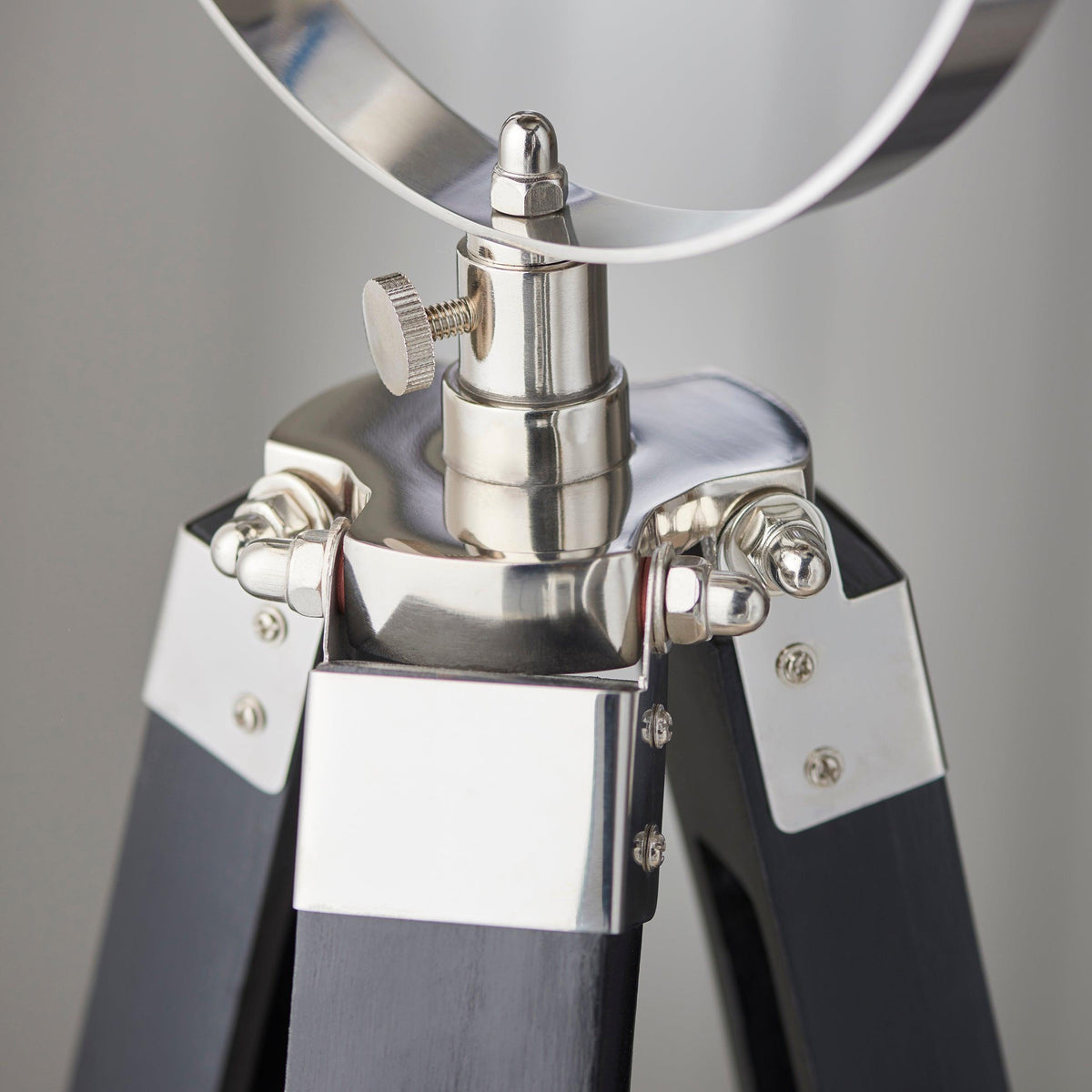 Nautical Black Tripod Floor Lamp-OB-180926