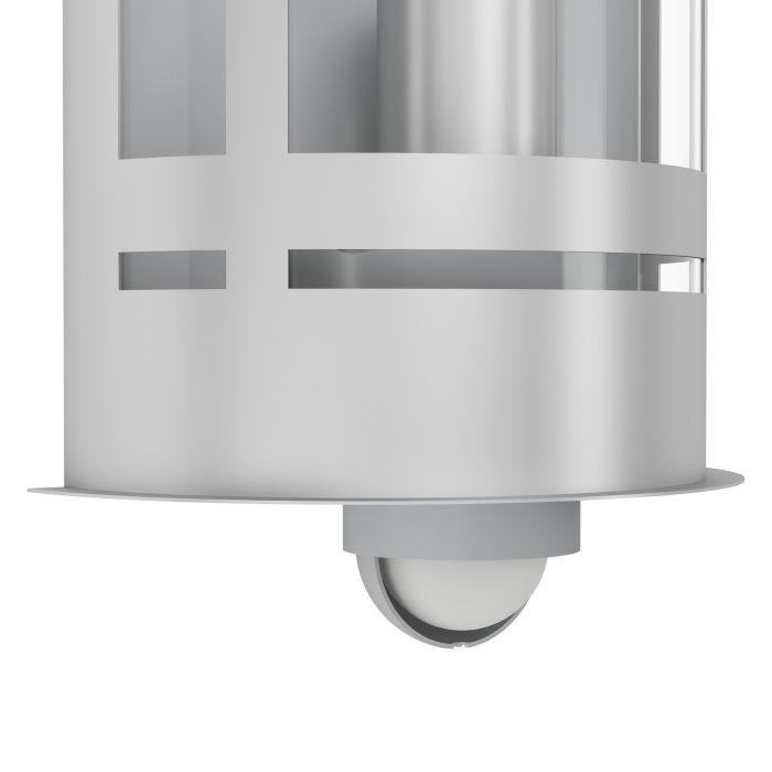 Eglo Tribano IP44 Curved Stainless Steel PIR Outdoor Wall Light