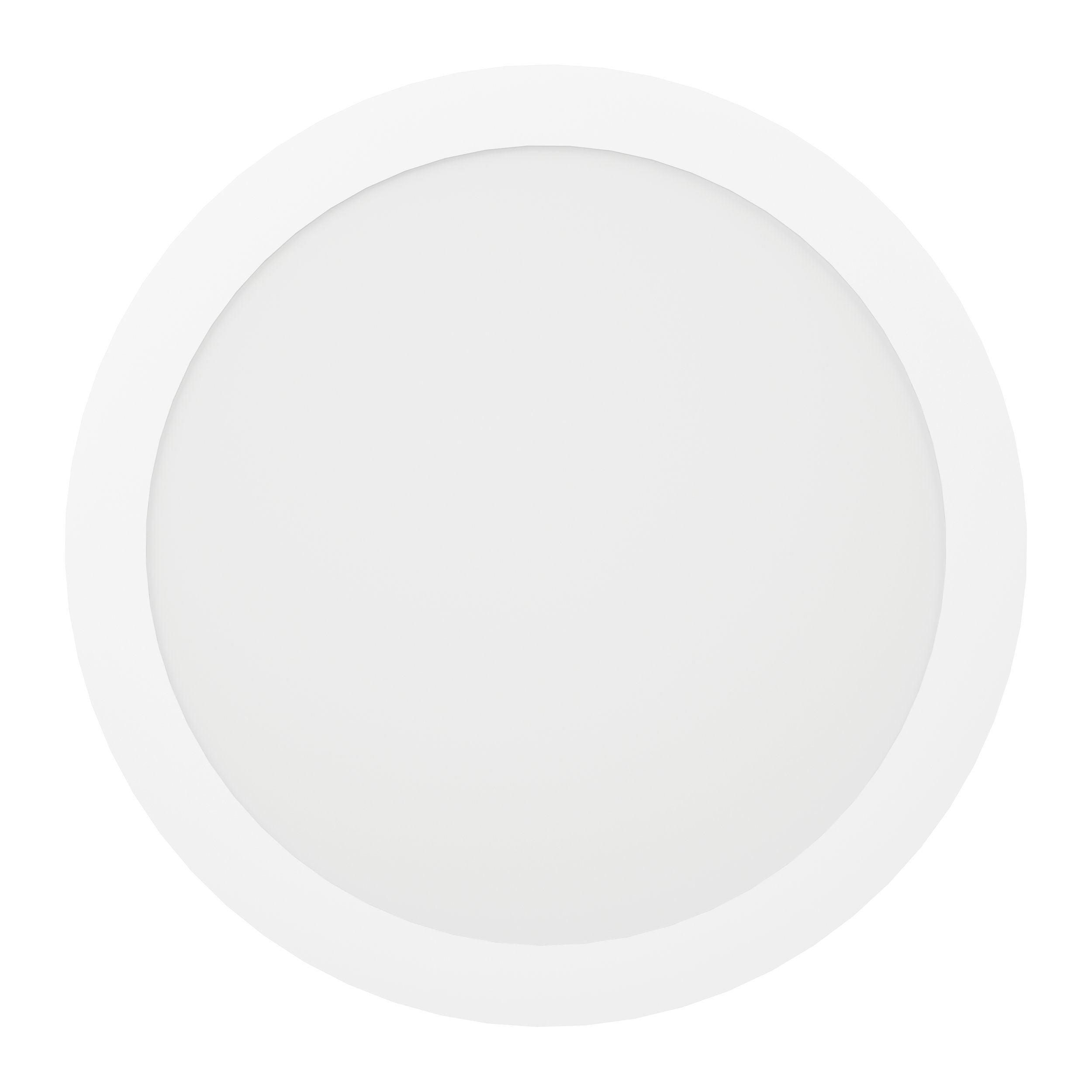 eglo sarsina flush 30cm led white ceiling light living room close up