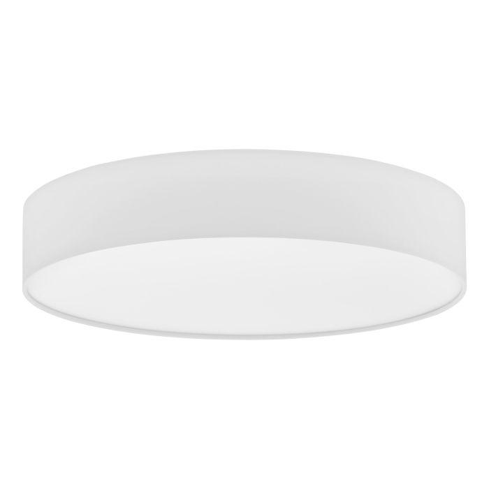 eglo romao 1 white flush led drum shade 57cm