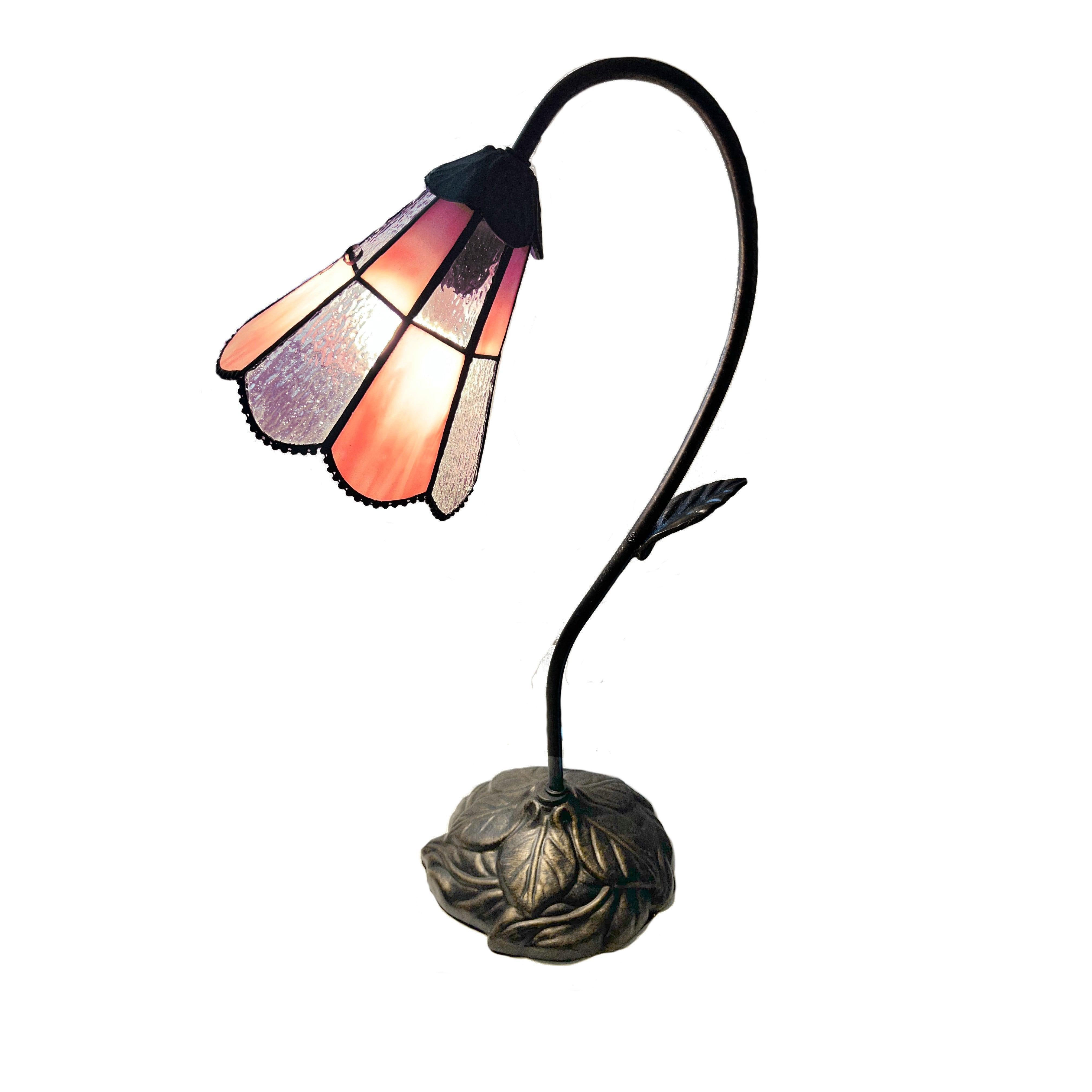 Marie Swan neck tiffany lamp