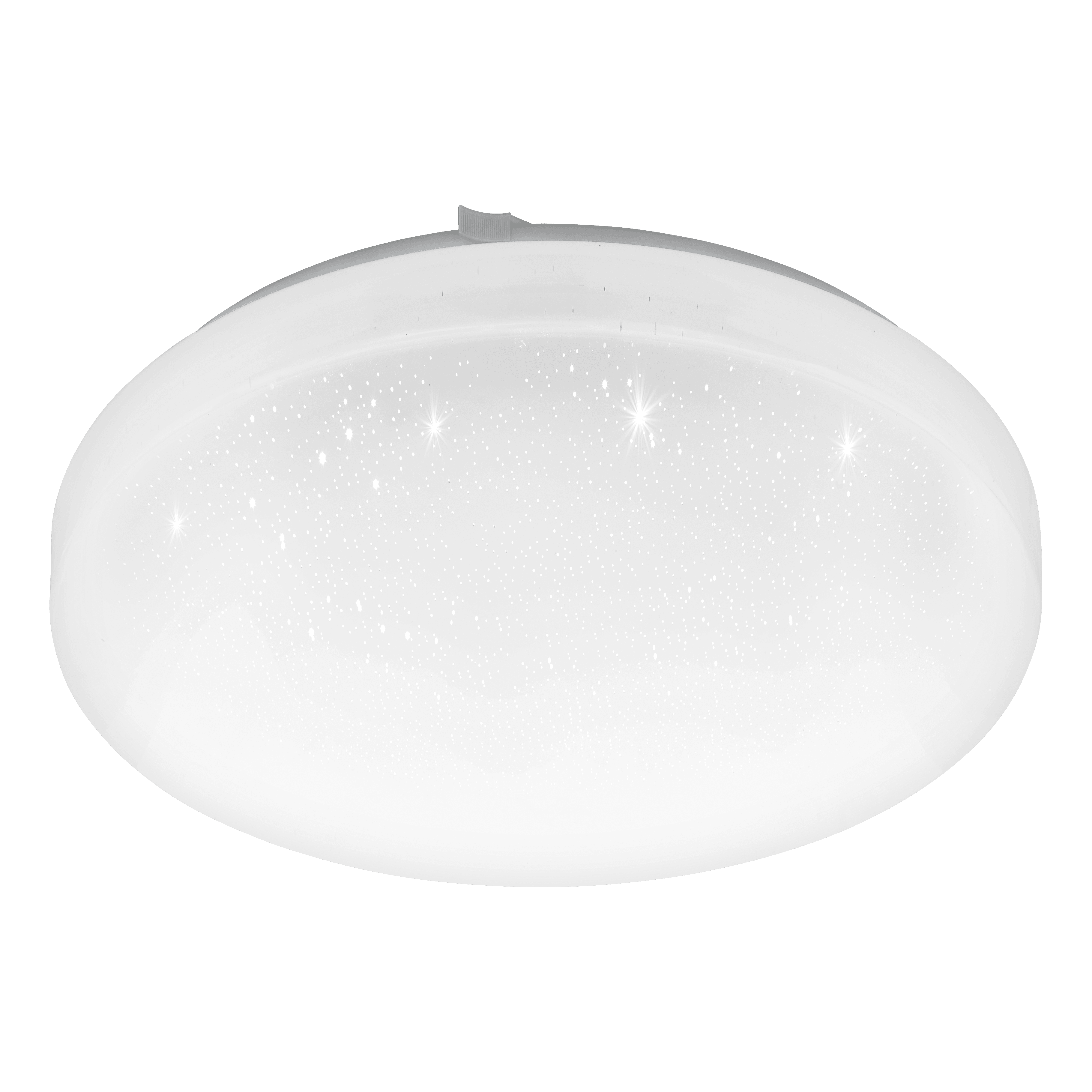 eglo frania s round white led flush ceiling light 28cm living room image