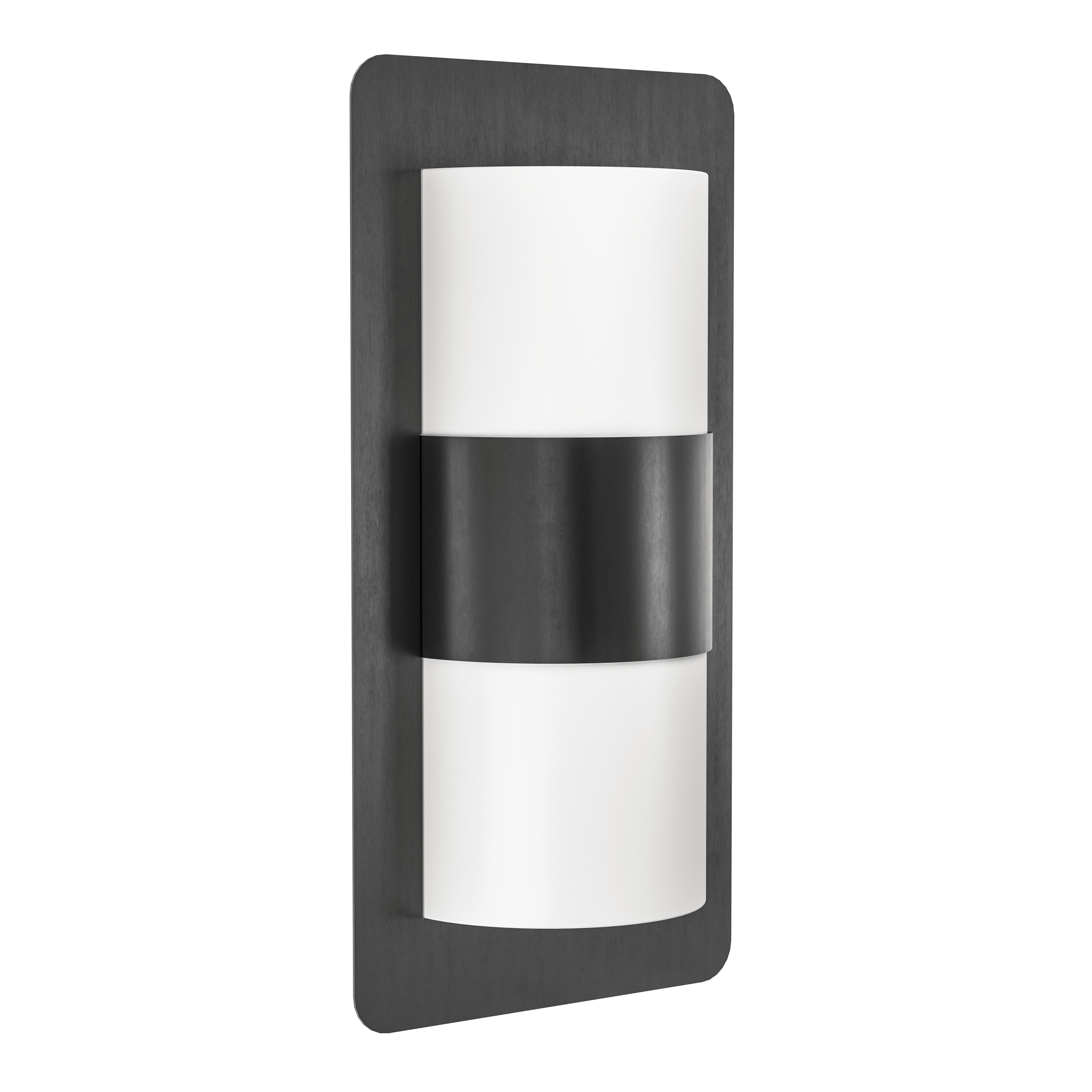 eglo cistierna ip44 grey outdoor wall light living room close up