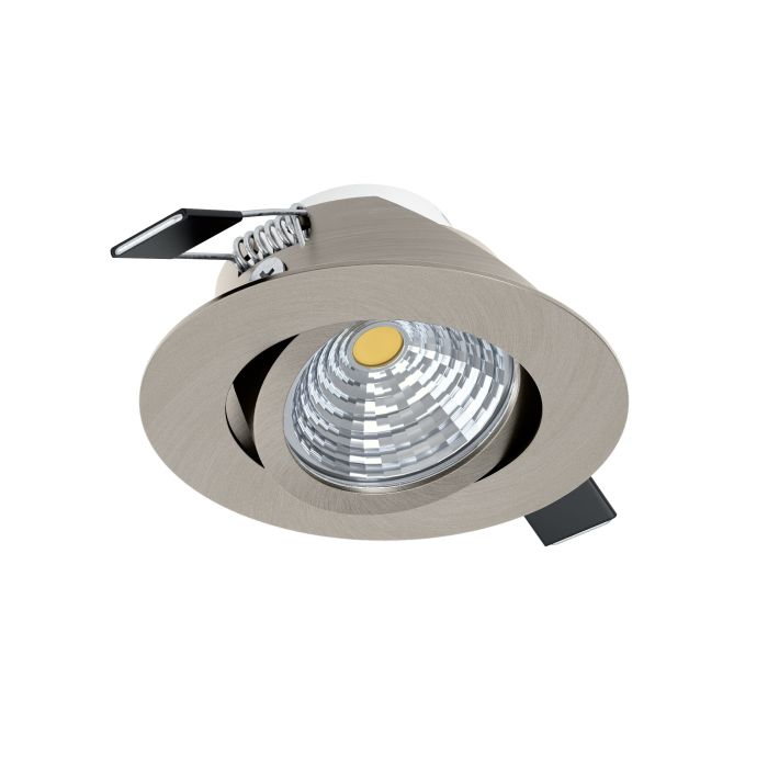 Eglo Saliceto LED Nickel Recessed Downlight — alternate view