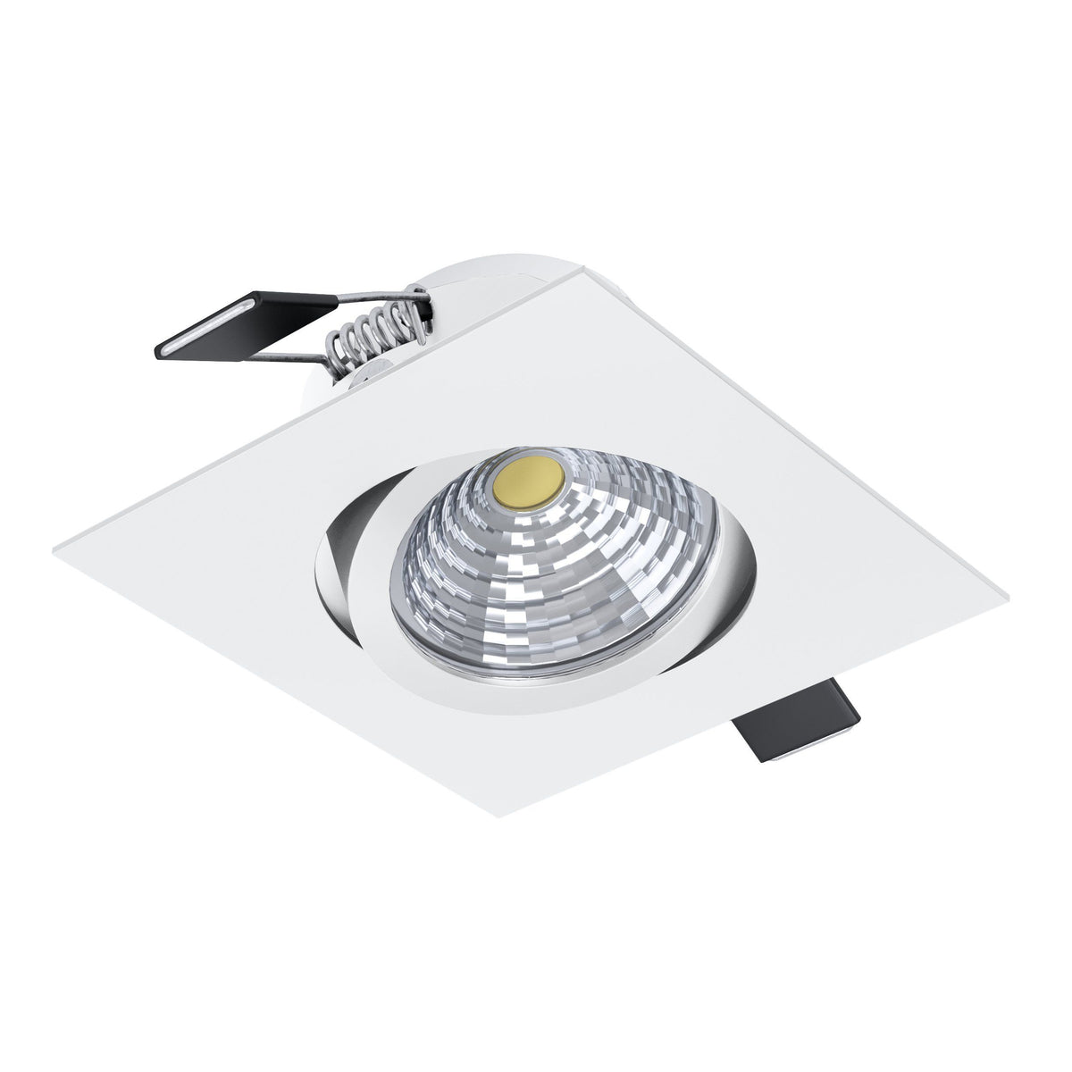 Eglo Saliceto LED Square Recessed Downlight - Cool White — additional angle