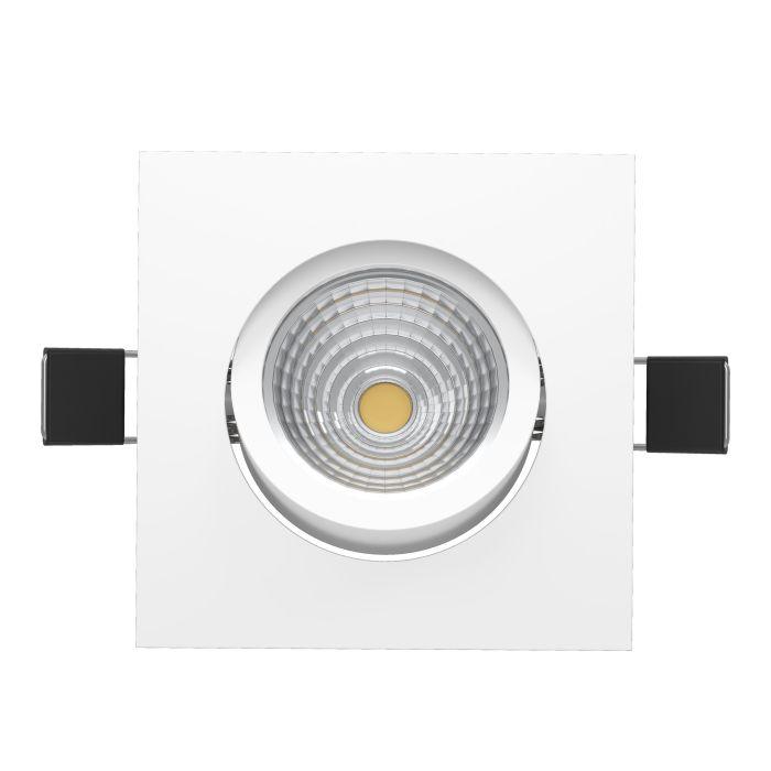 eglo saliceto led square recessed downlight cool white kitchen lighting