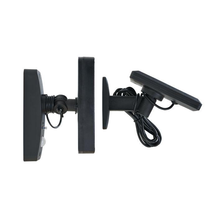 eglo palizzi black ip44 solar led wall light Kitchen Lighting Close Up