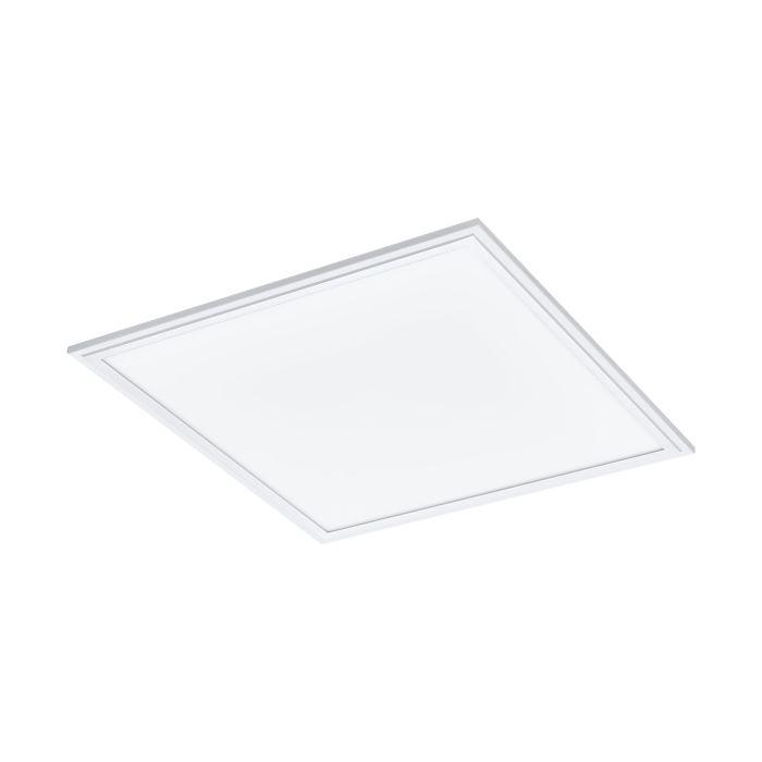 eglo salobrena a led square 45cm panel flush ceiling light living room image