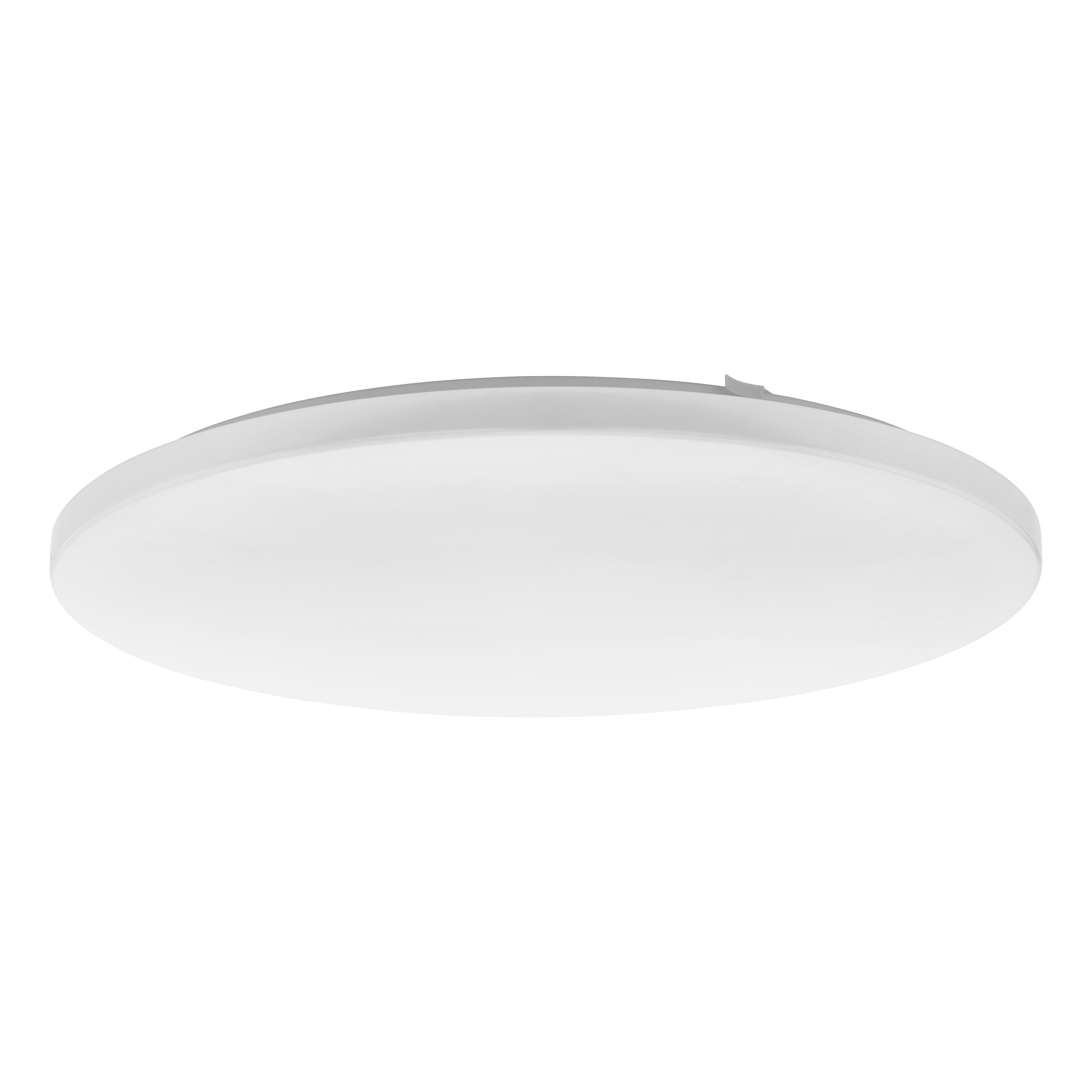 eglo frania round white led flush ceiling light 53cm living room image