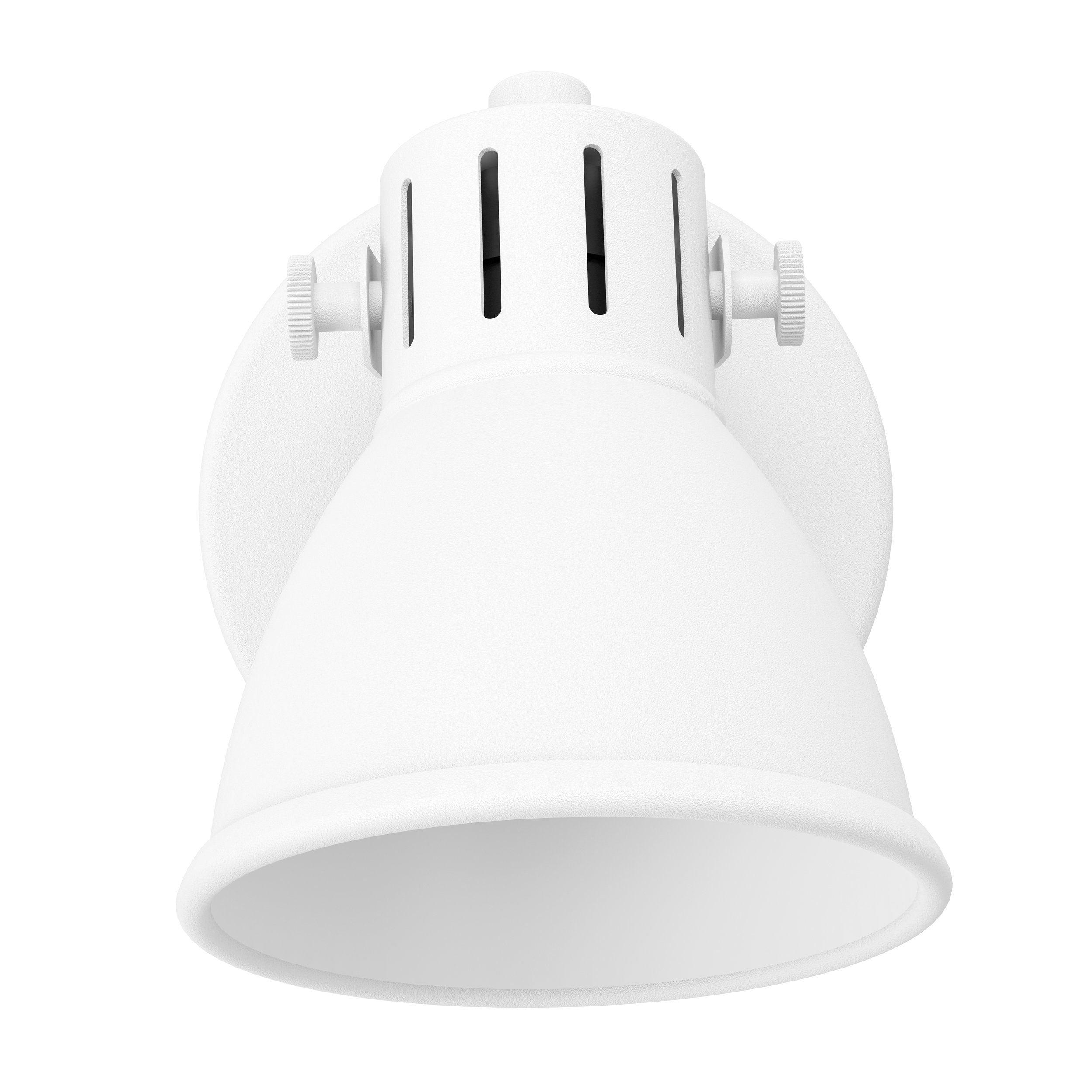 eglo seras 1 white single wall spotlight hallway lighting