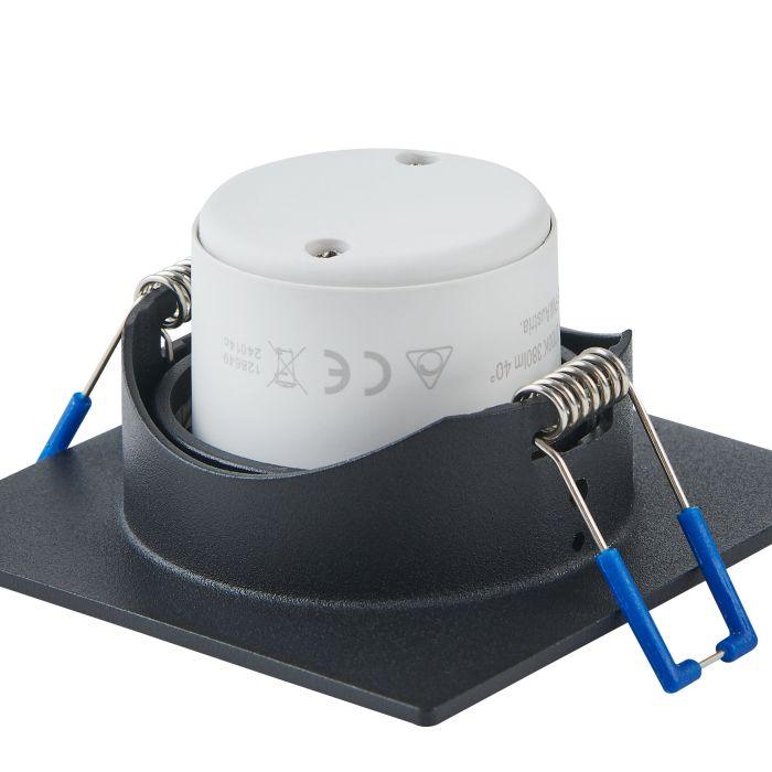 Eglo Saliceto LED Black Square Recessed Downlights-warehouse-40