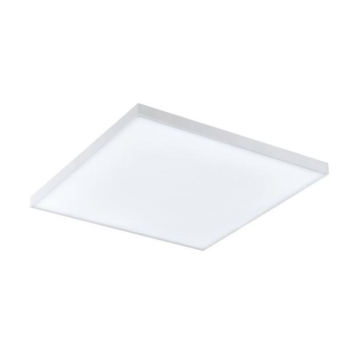 Eglo Turcona White Square LED Flush Ceiling Light - 33cm
