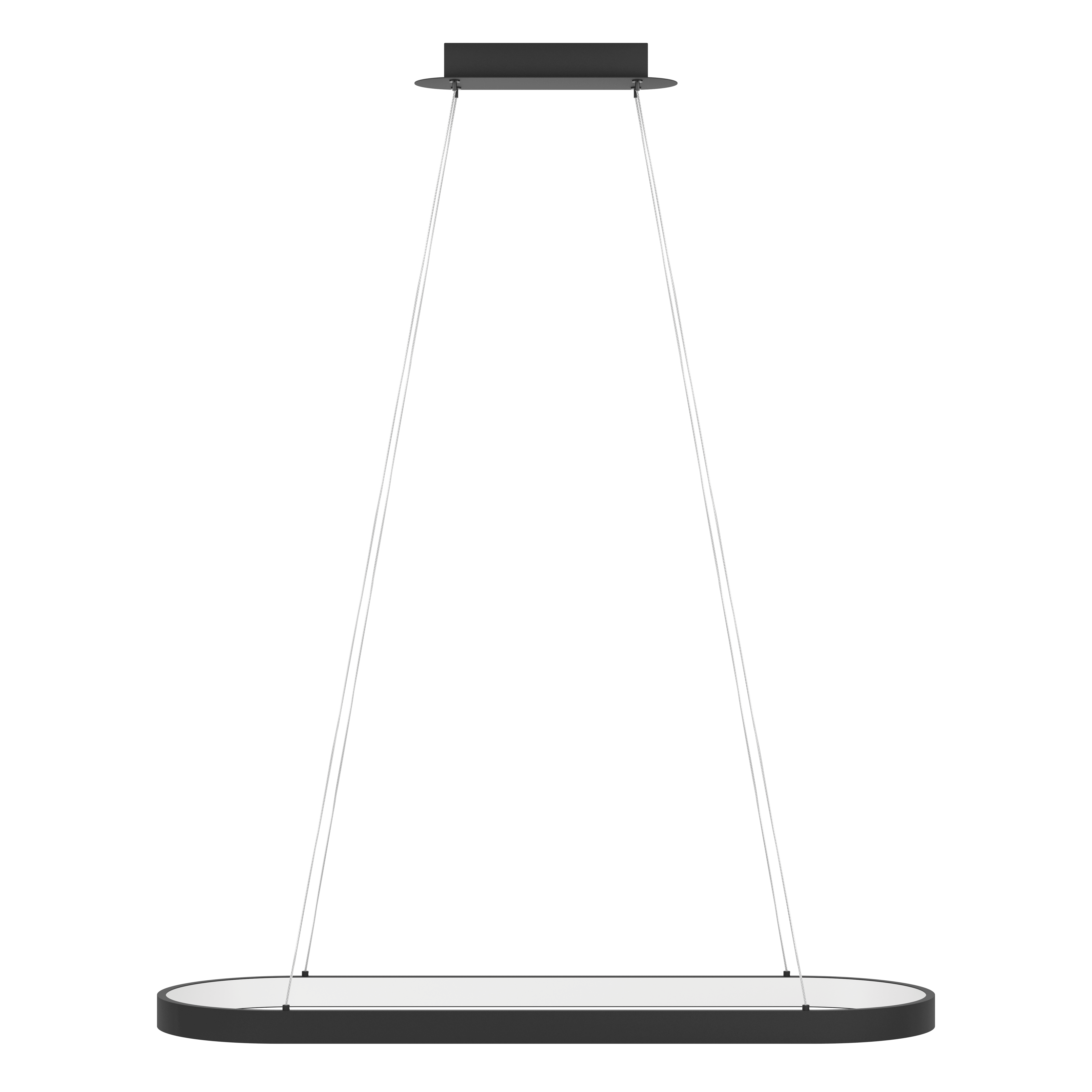 eglo codriales led black elliptical ceiling pendant Kitchen Lighting Close Up