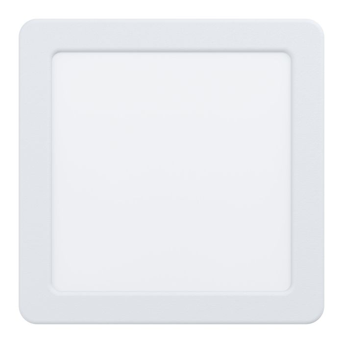 Eglo Fueva 5 Cool White LED Square Recessed Light - 16.6cm — rear view