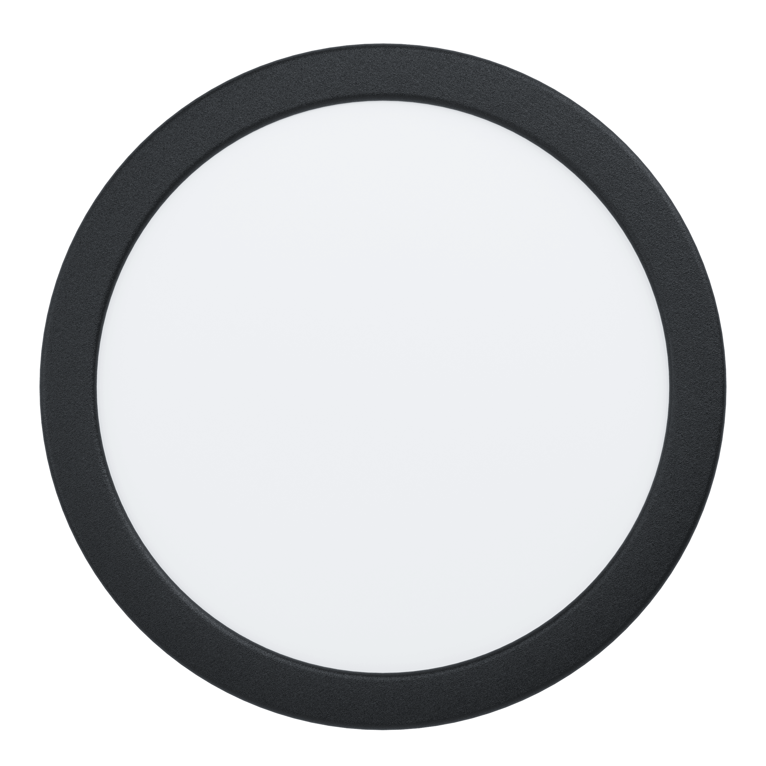 eglo fueva 5 led black flush ceiling light 21cm living room close up