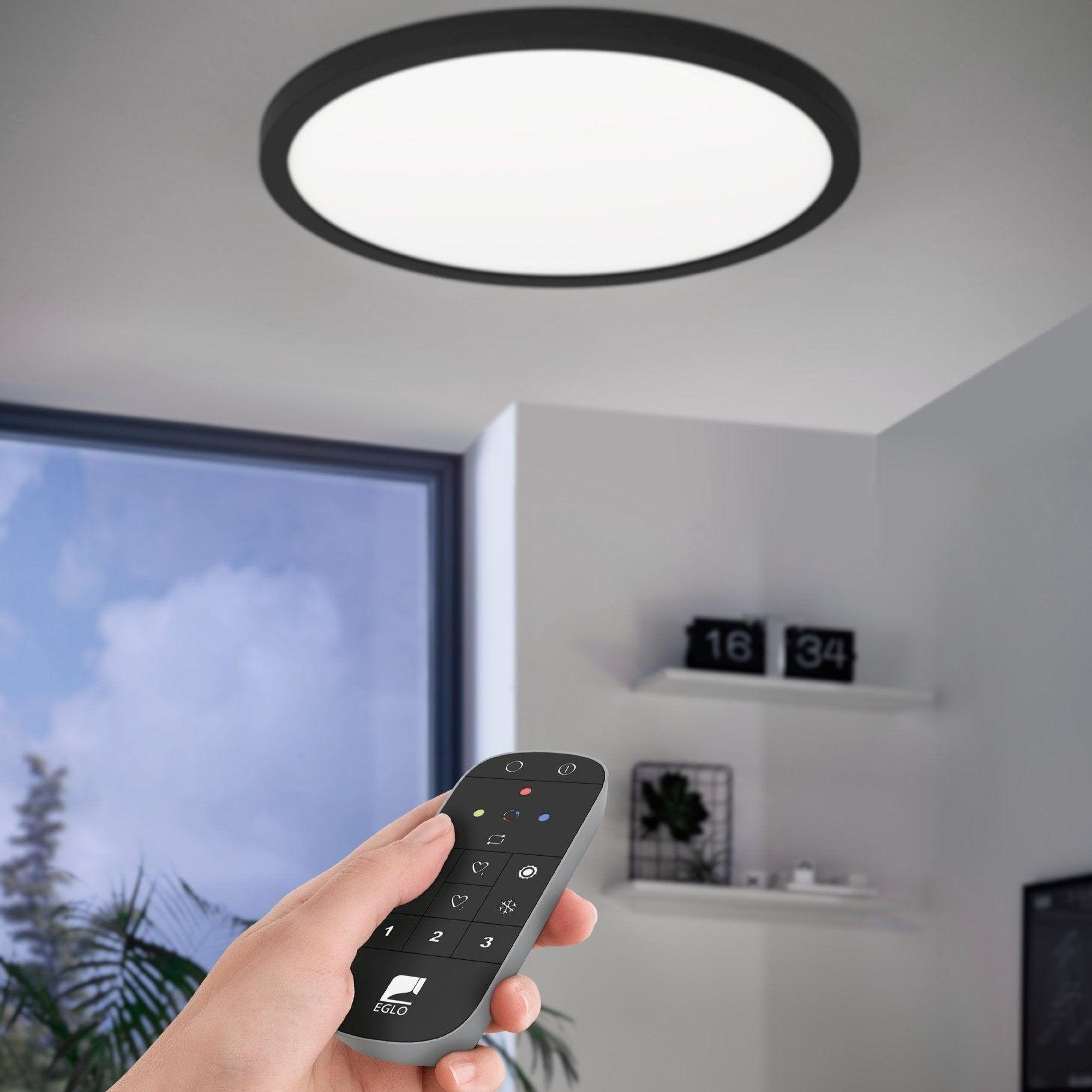 eglo connect z 2 0 smart remote control living room close up