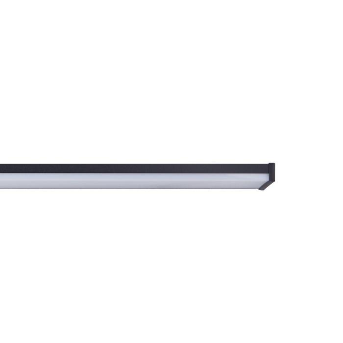 eglo pandella 1 ip44 black led bathroom wall mirror light 78cm hallway lighting