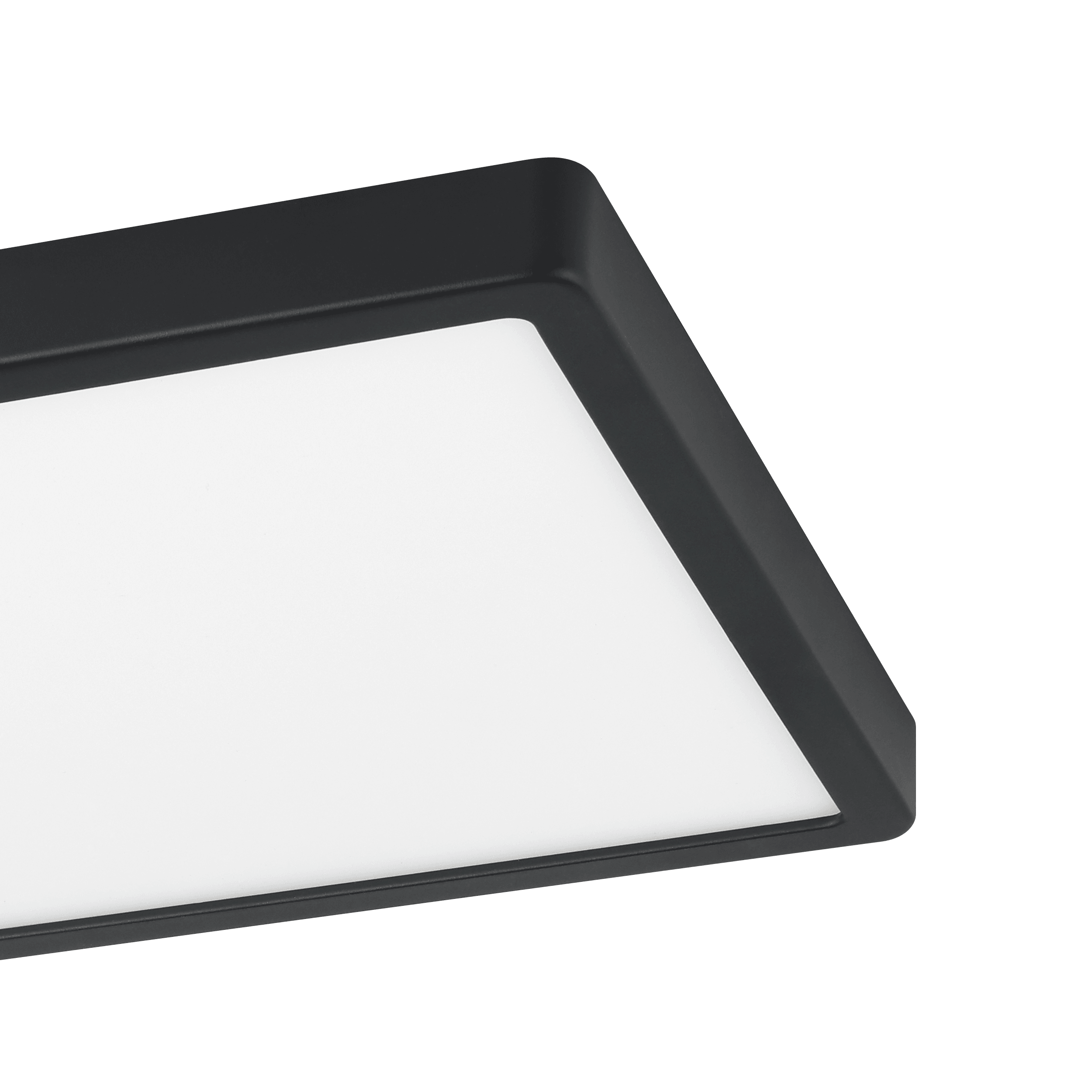 eglo connect fueva z smart led black square flush ceiling light Kitchen Lighting Close Up