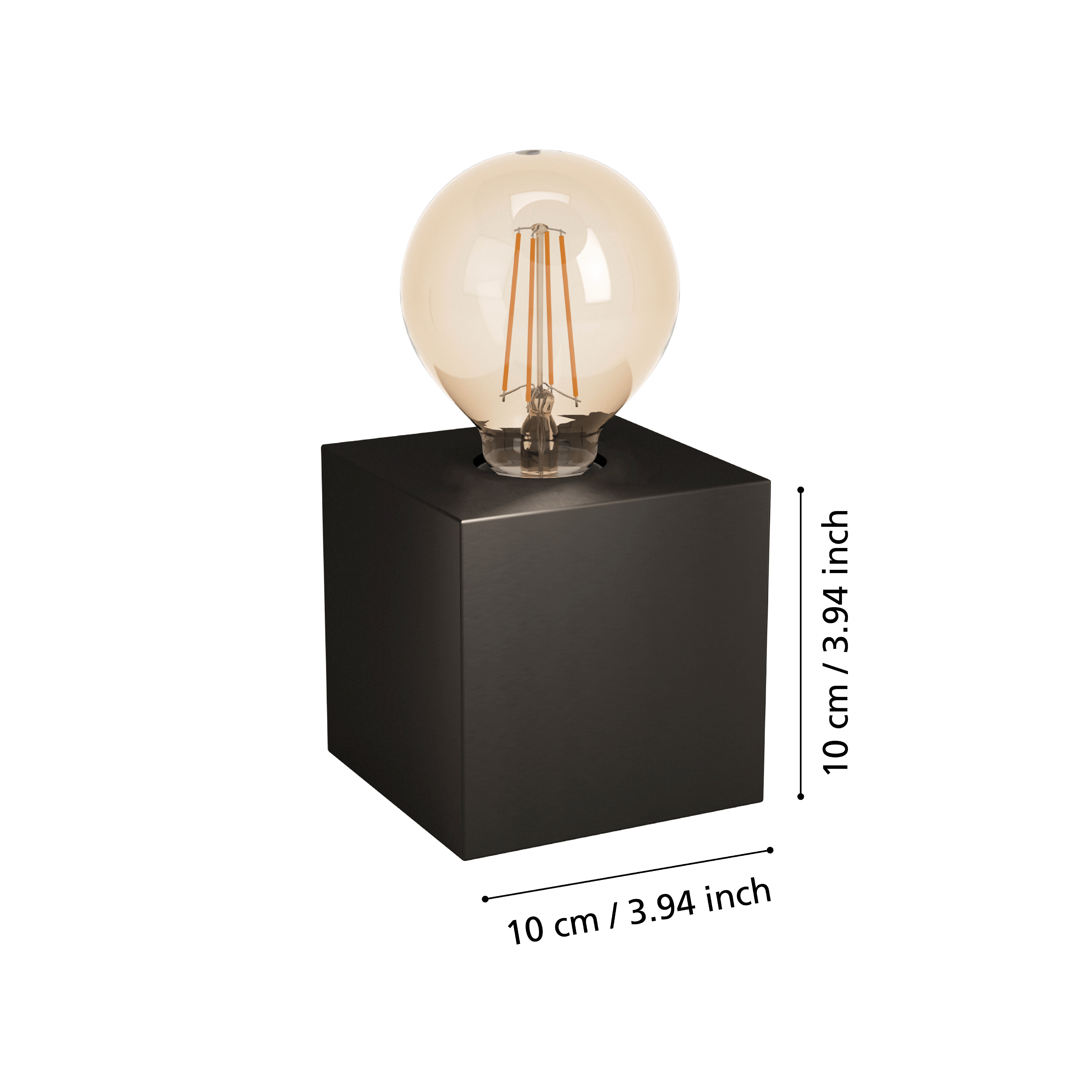 eglo prestwick 2 bronze metal cubetable lamp kitchen lighting