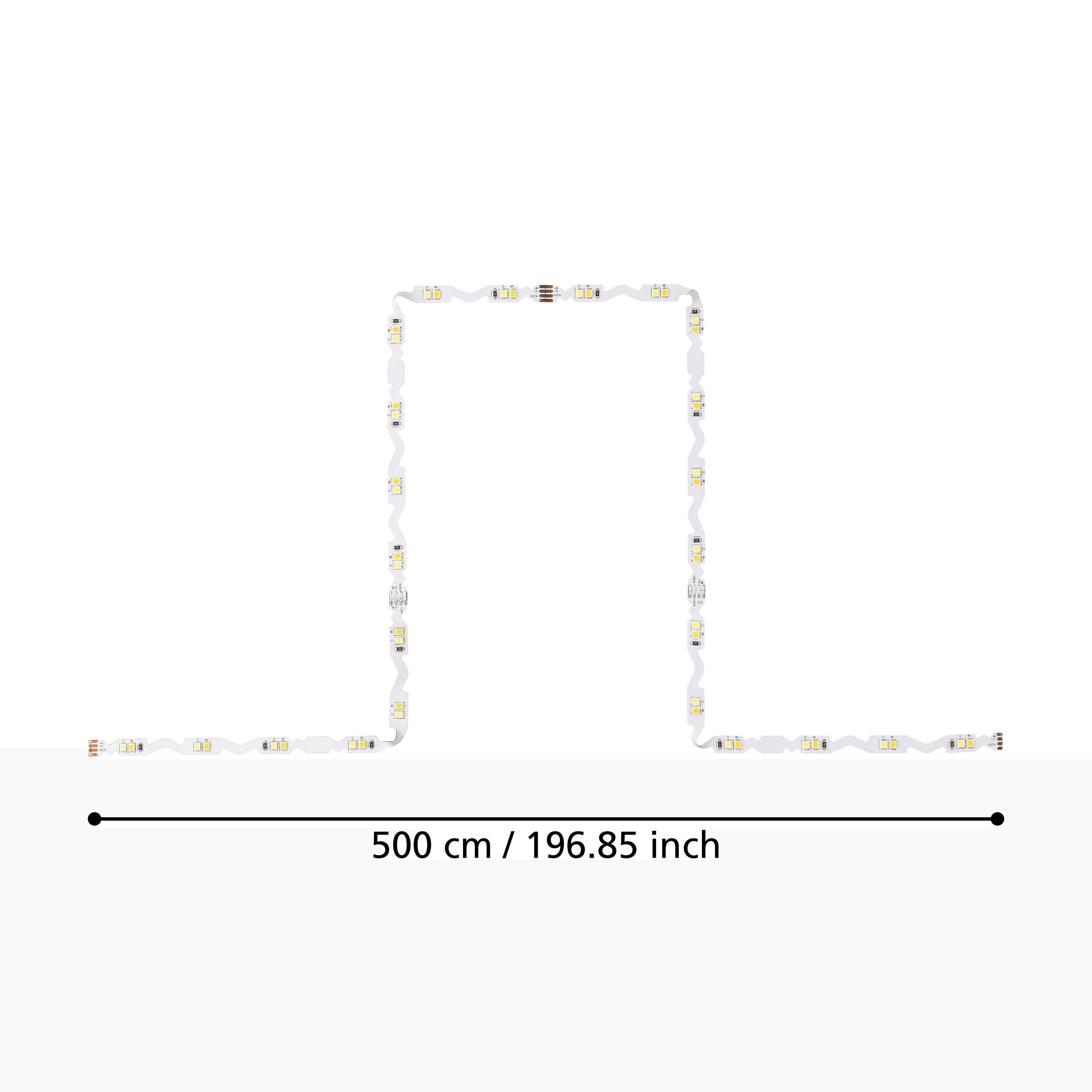 eglo flexible stripe 2m led light strip remote controlled living room close up