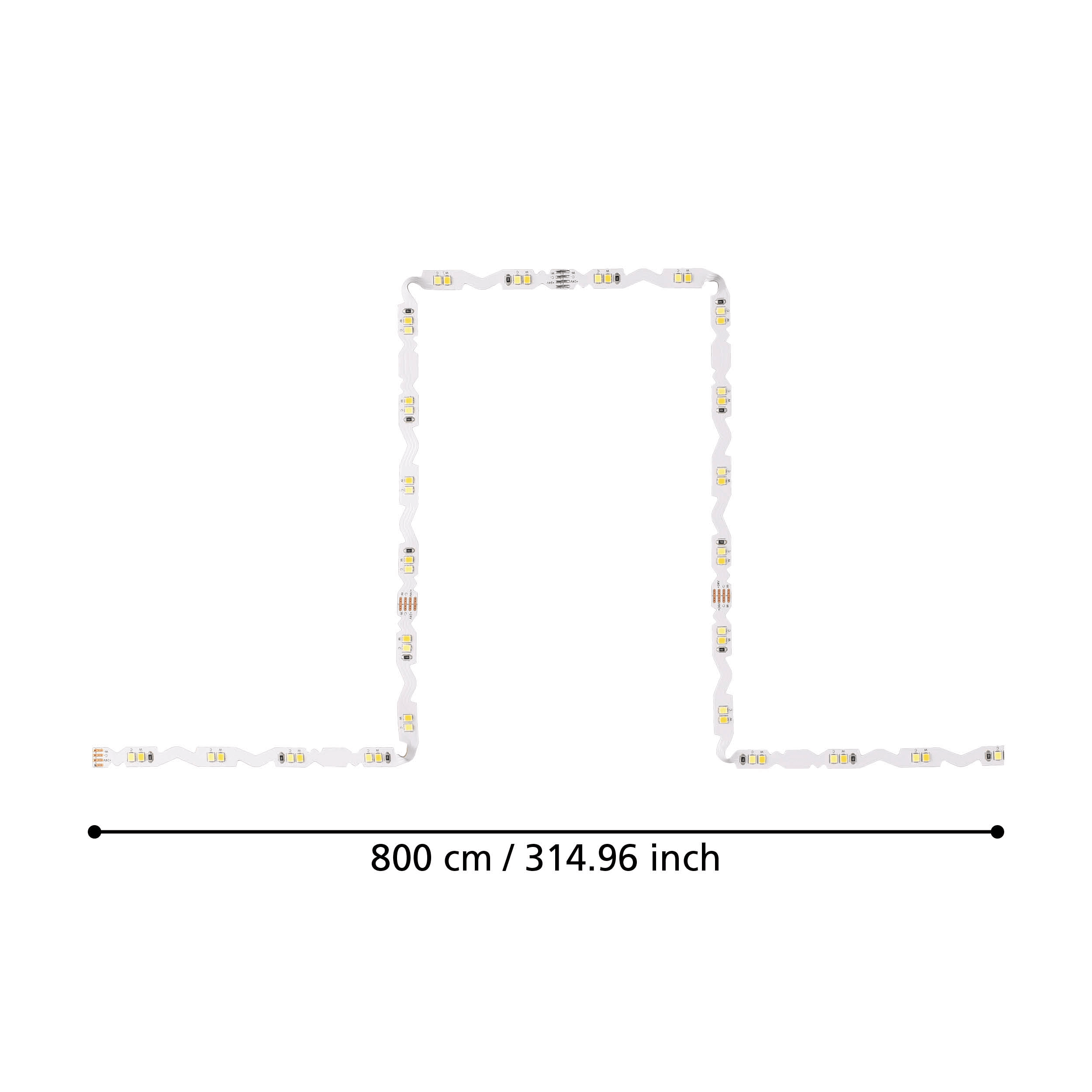 eglo flexible stripe 5m led smart light strip with remote Kitchen Lighting Close Up