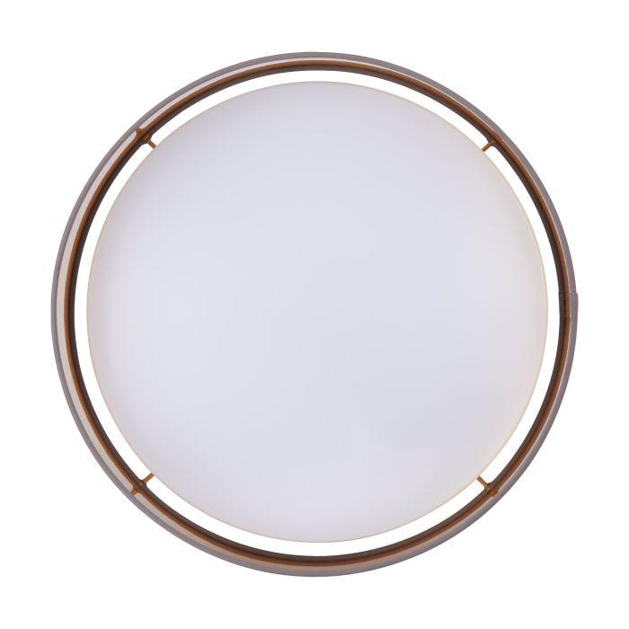 eglo maserlo 2 round cappuccino gold fabric flush ceiling light Kitchen Lighting Close Up